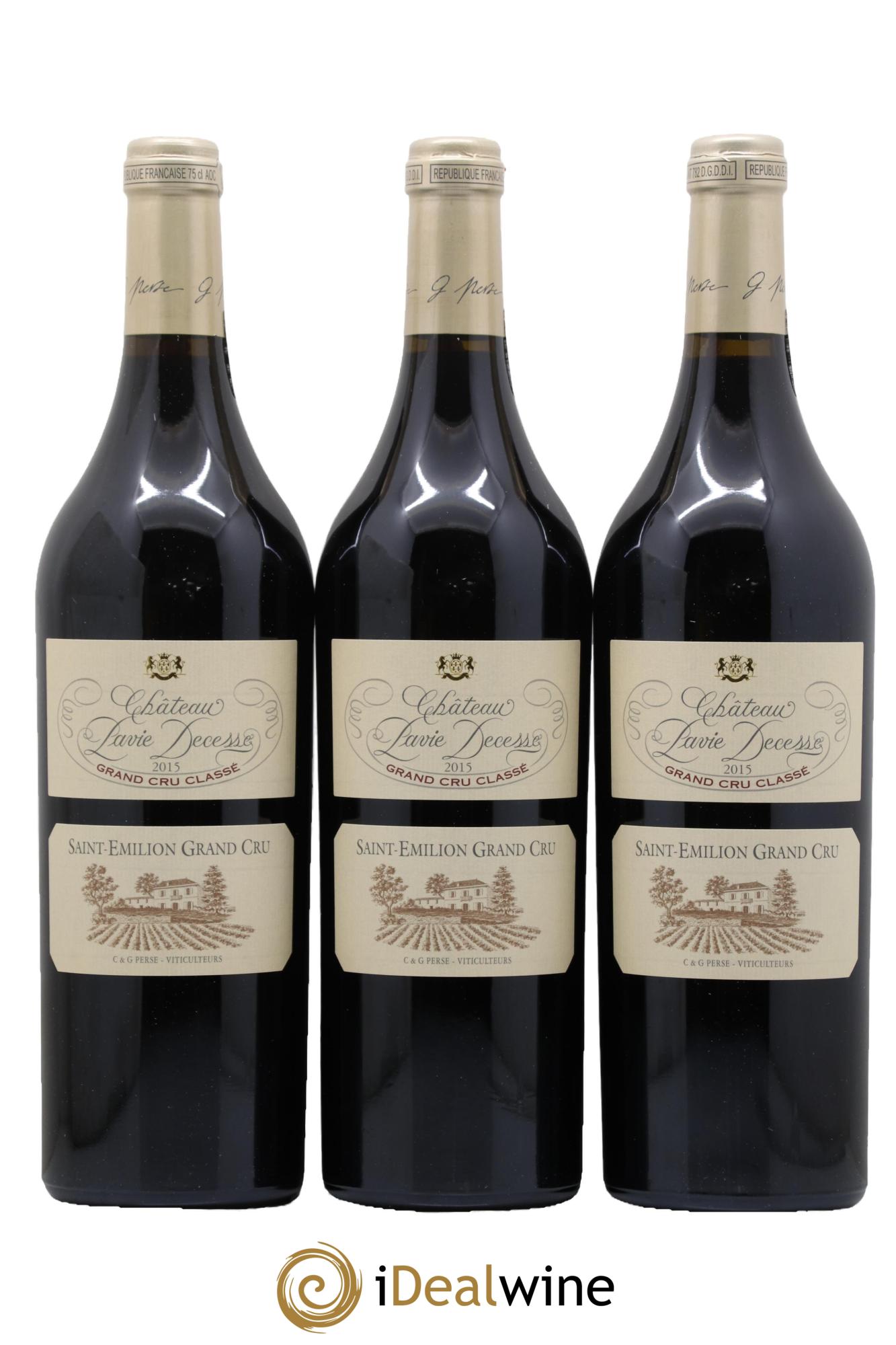 Château Pavie Decesse Grand Cru Classé 2015 - Posten von 3 Flaschen - 0