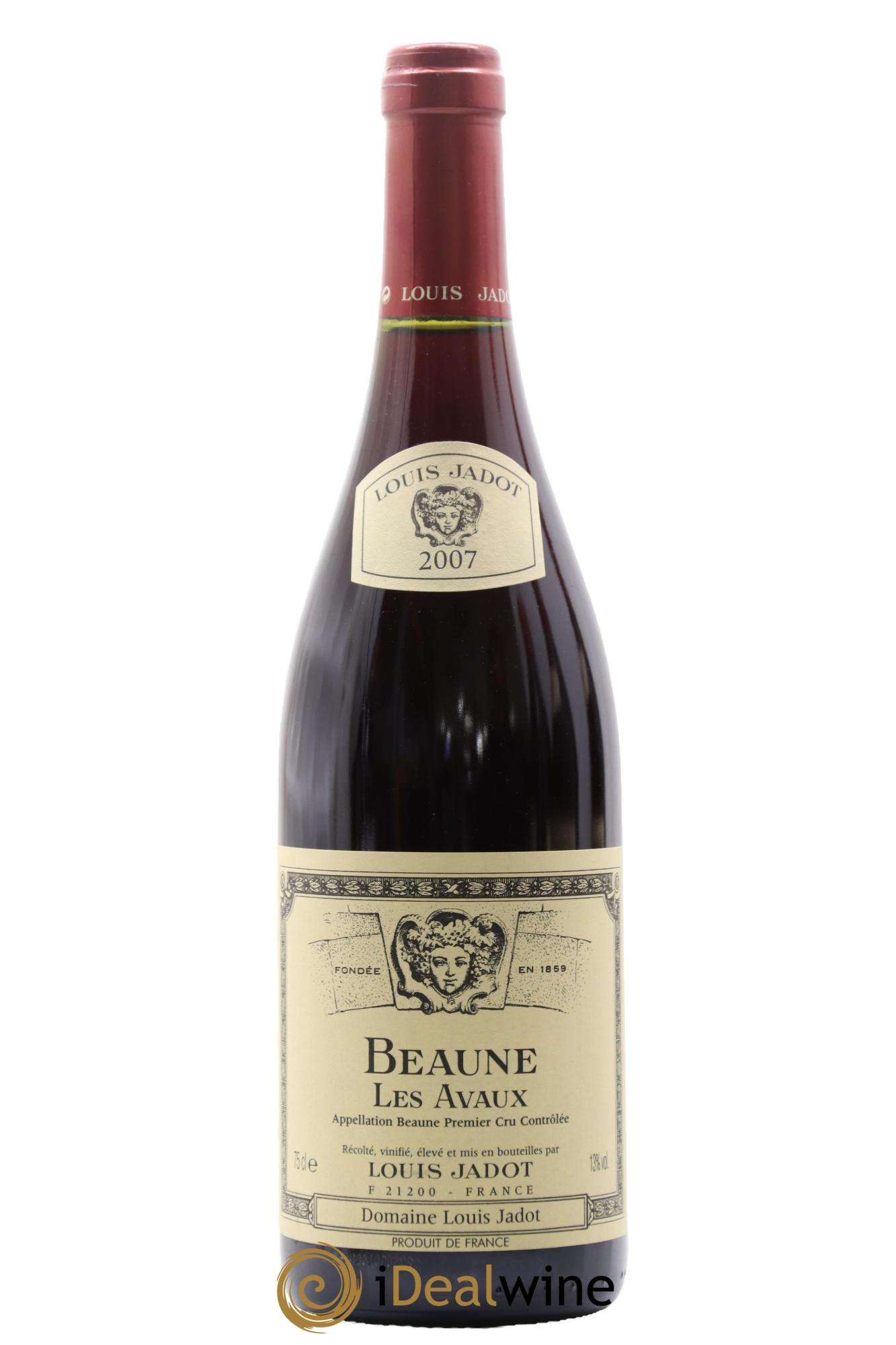 Beaune 1er Cru Avaux Maison Louis Jadot 2007 - Lot of 1 bottle - 0