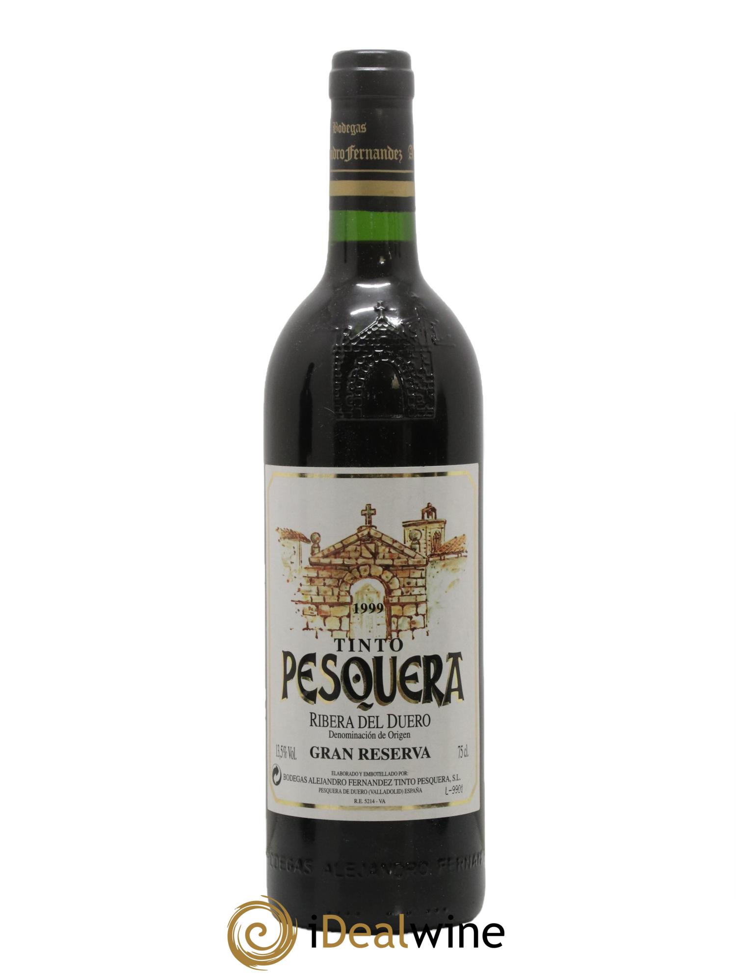 Ribera del Duero Tinto Pesquera DO Gran Reserva Alejandro Fernandez 1999 - Lotto di 1 bottiglia - 0