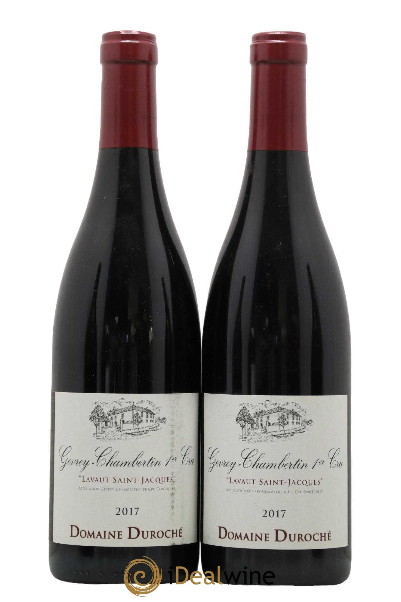 Gevrey-Chambertin 1er Cru Lavaut Saint Jacques Duroché (Domaine) 2017 - Lotto di 2 bottiglie - 0