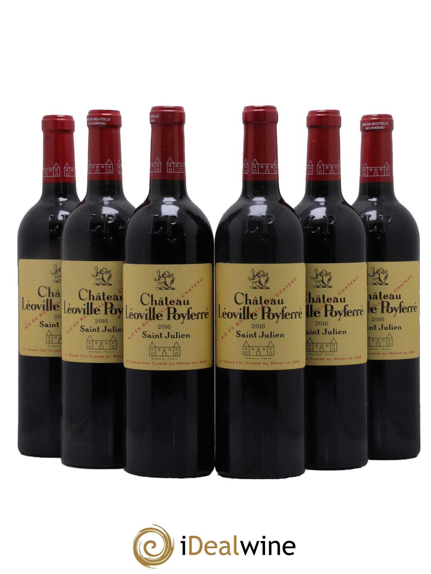 Château Léoville Poyferré 2ème Grand Cru Classé 2016 - Lot de 6 bouteilles - 0