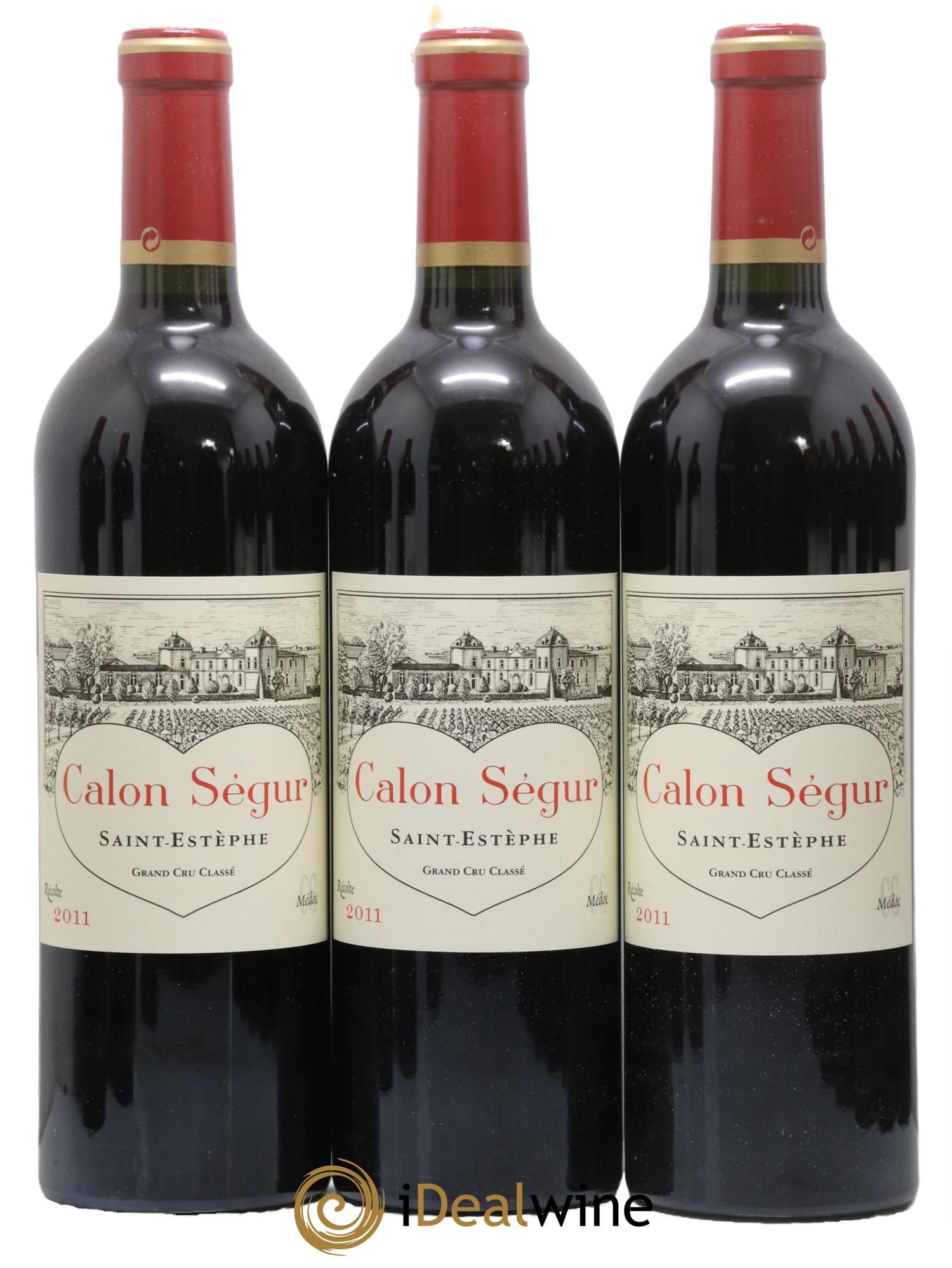 Château Calon Ségur 3ème Grand Cru Classé 2011 - Posten von 6 Flaschen - 1