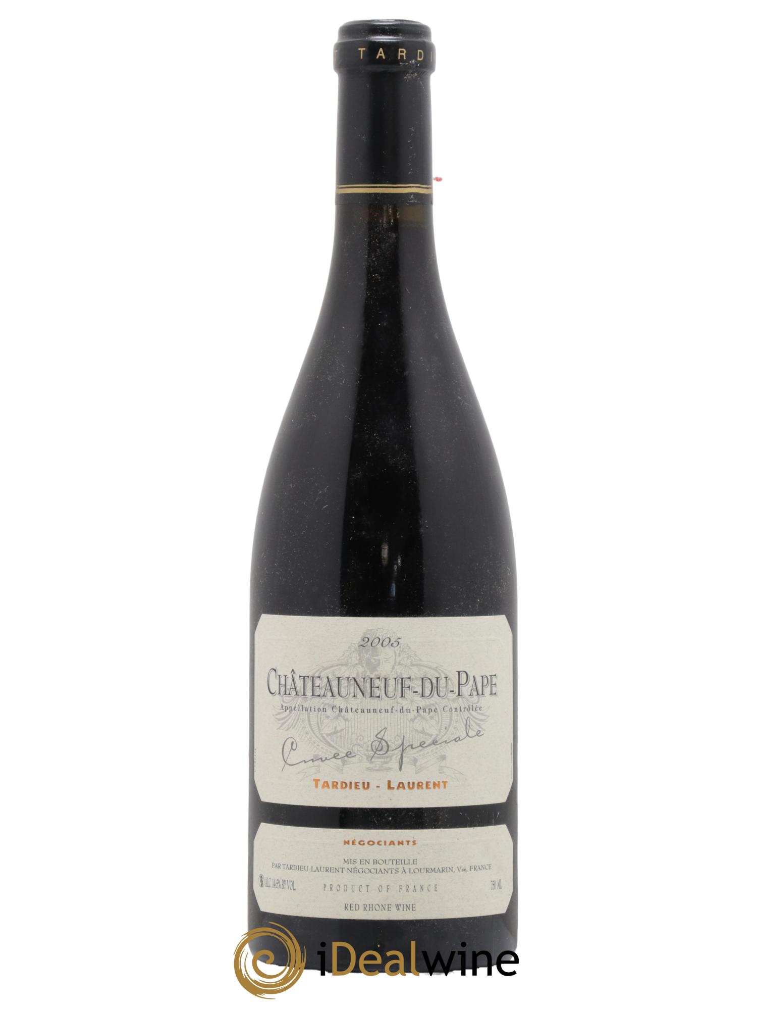 Châteauneuf-du-Pape Tardieu-Laurent Cuvée spéciale Famille Tardieu 2005 - Lot de 1 bouteille - 0