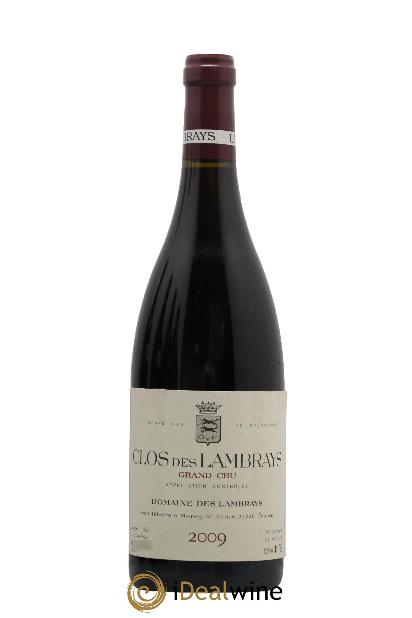 Clos des Lambrays Grand Cru Domaine des Lambrays 2009 - Lotto di 1 bottiglia - 0