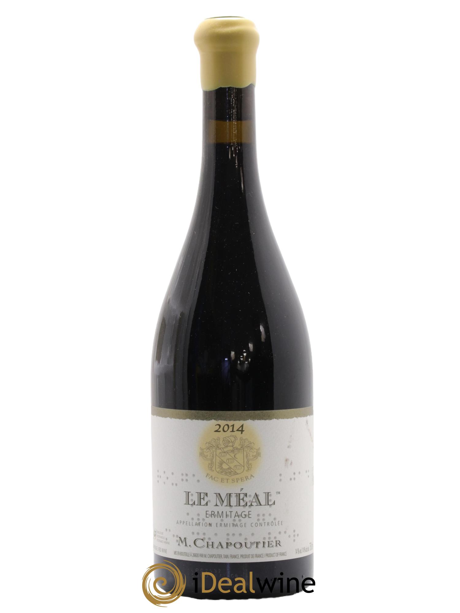 Hermitage Ermitage Le Méal Chapoutier 2014 - Lot de 1 bouteille - 0