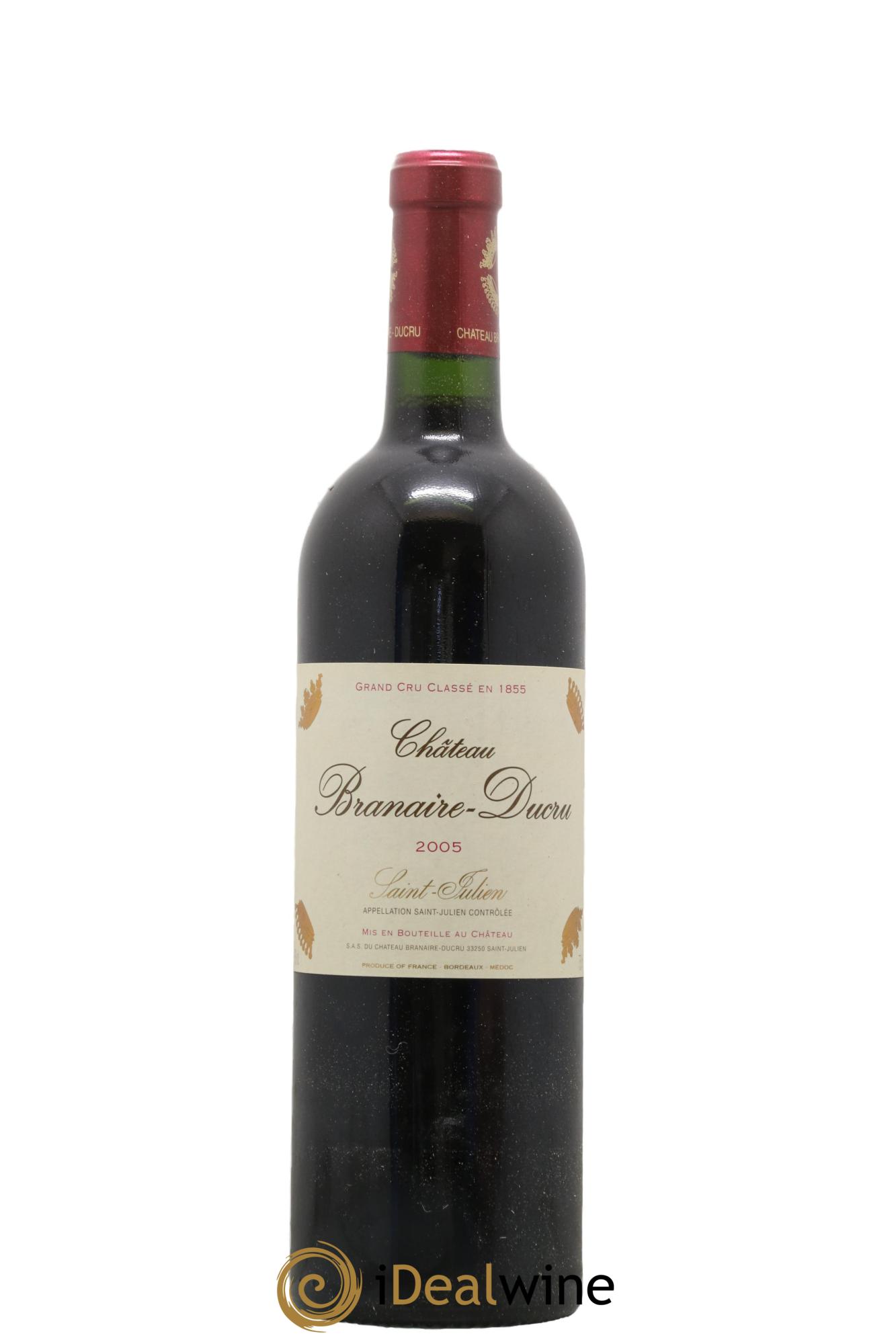 Château Branaire Ducru 4ème Grand Cru Classé 2005 - Lot de 1 bouteille - 0