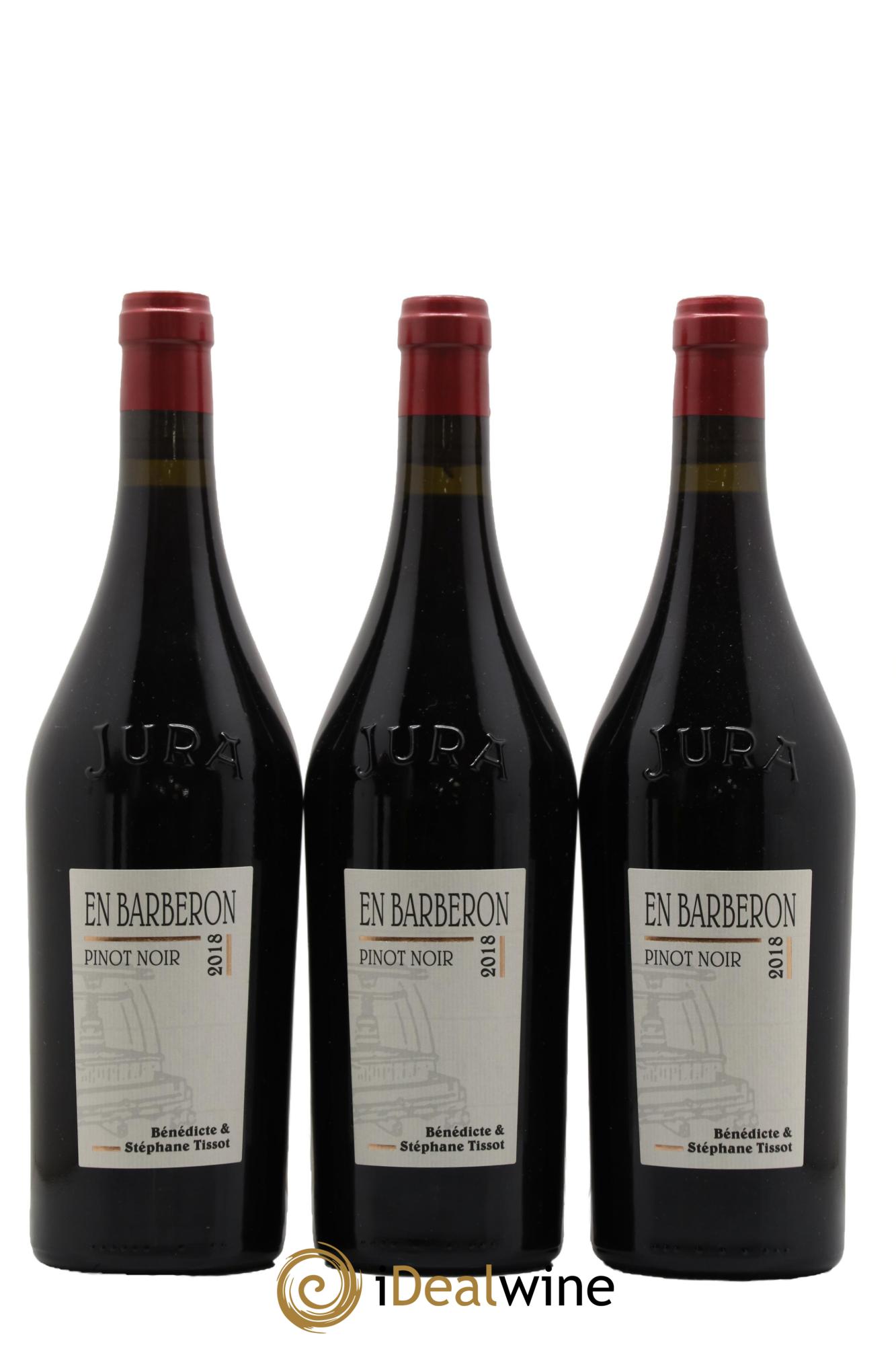 Côtes du Jura En Barberon Bénédicte et Stéphane Tissot 2018 - Lot de 3 bouteilles - 0