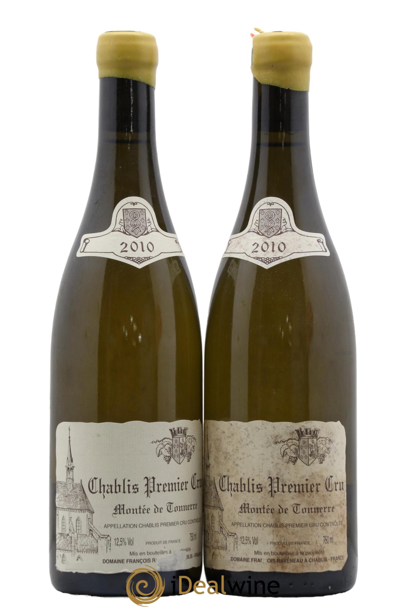 Chablis 1er Cru Montée de Tonnerre Raveneau (Domaine) 2010 - Lot of 2 bottles - 0