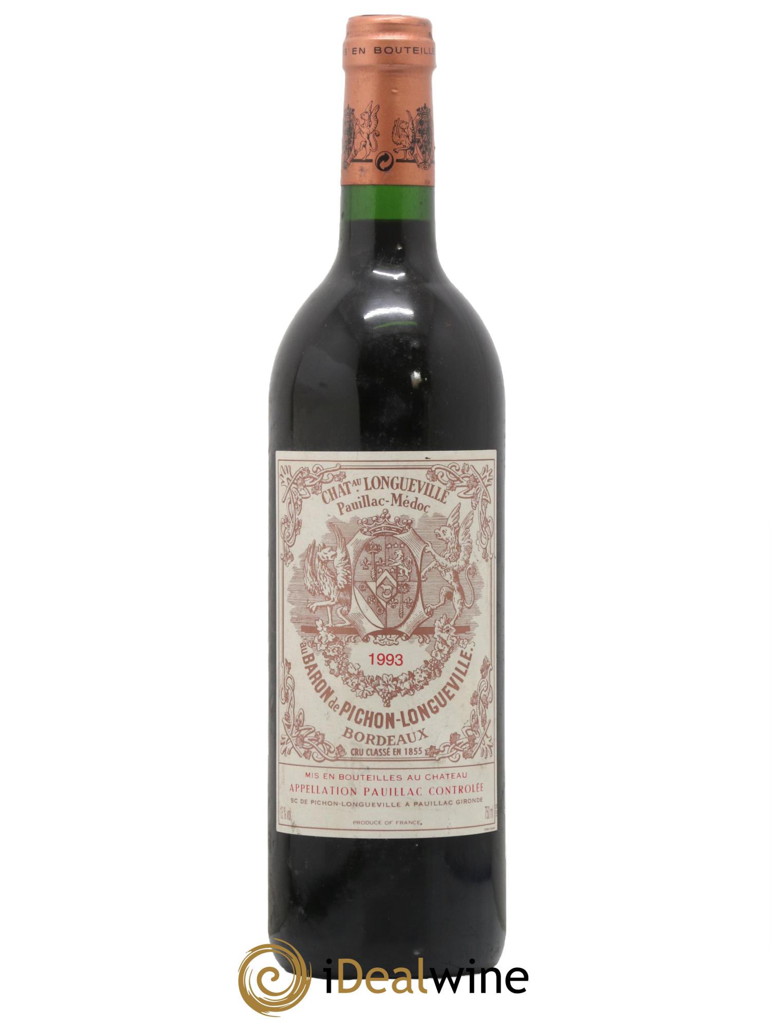 Pichon Longueville Baron 2ème Grand Cru Classé 1993 - Posten von 1 Flasche - 0