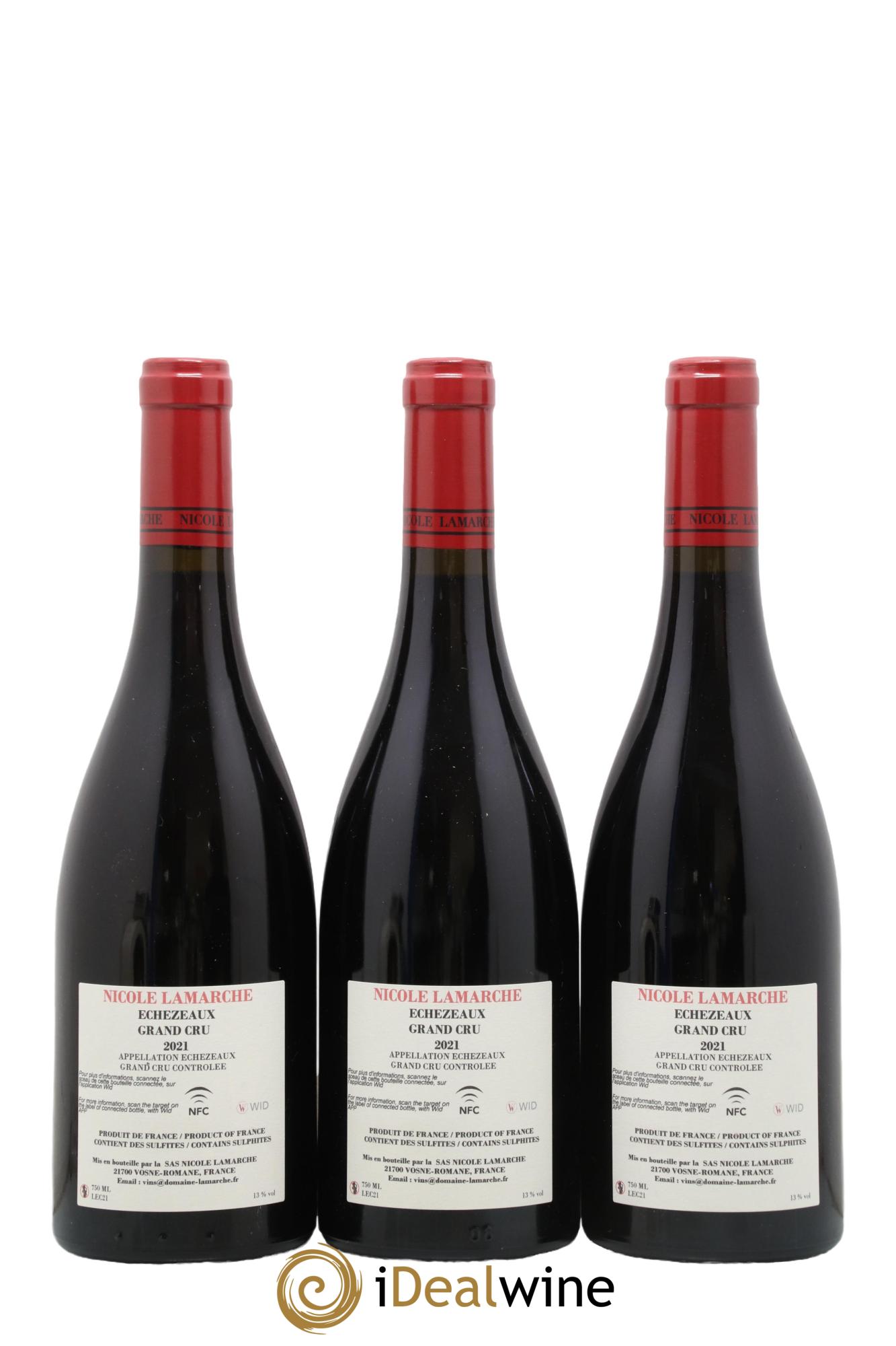 Echezeaux Grand Cru Lamarche (Domaine) 2021 - Lot of 3 bottles - 1