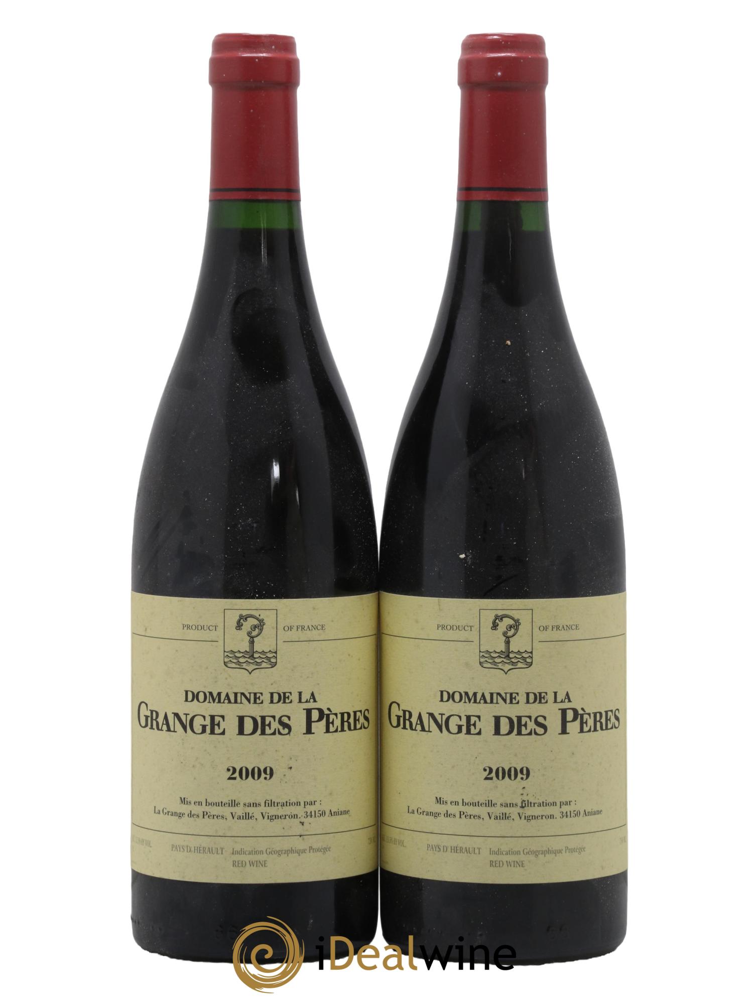 IGP Pays d'Hérault Grange des Pères Laurent Vaillé 2009 - Lot de 2 bouteilles - 0