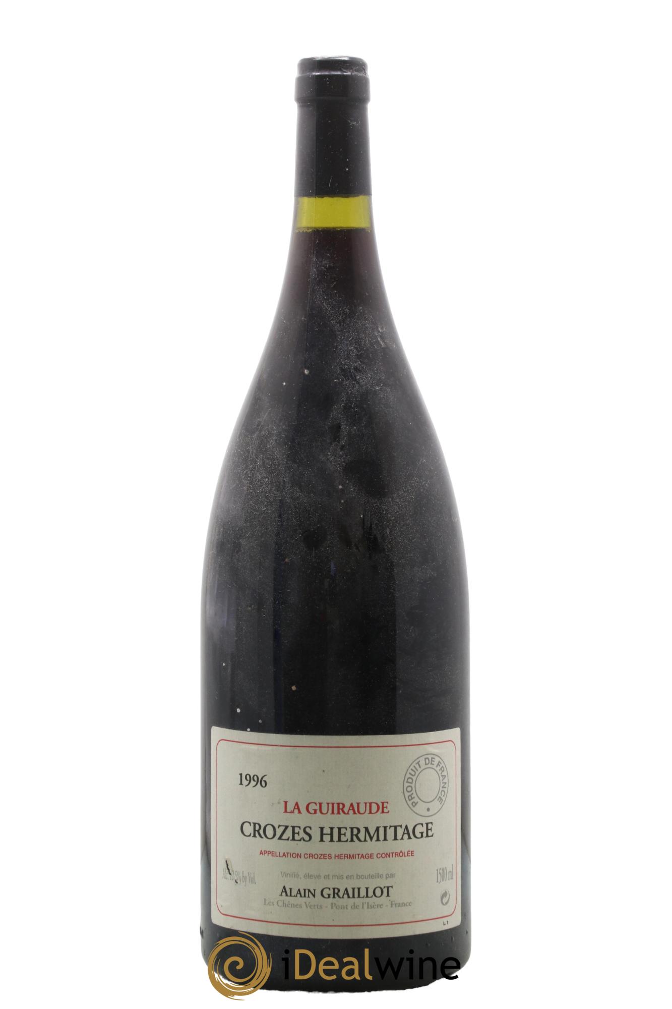 Crozes-Hermitage La Guiraude Domaine Graillot 1996 - Lotto di 1 magnum - 0