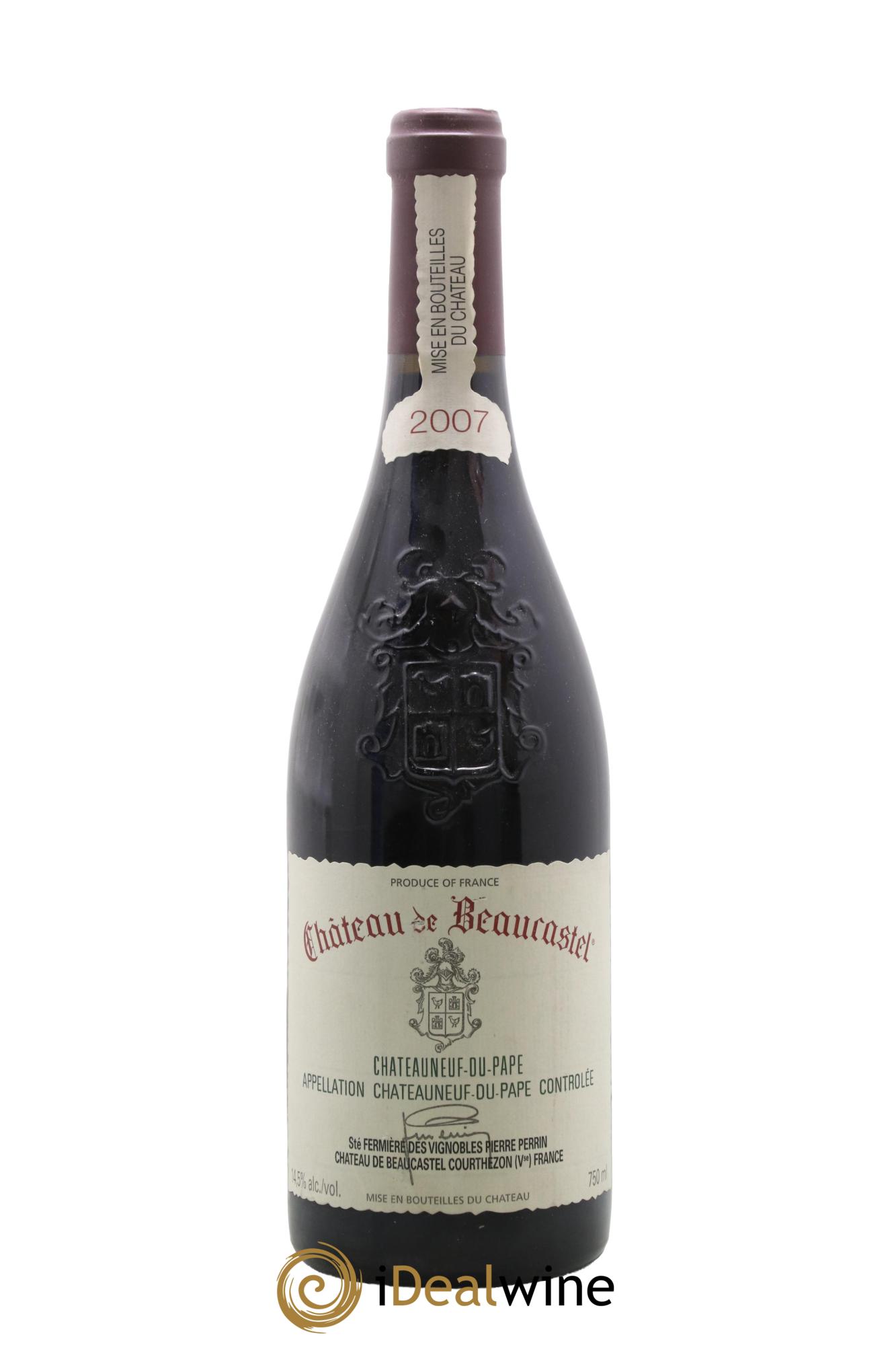 Châteauneuf-du-Pape Château de Beaucastel Famille Perrin 2007 - Lotto di 1 bottiglia - 0