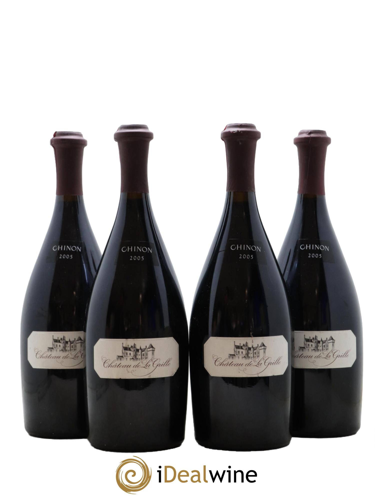 Chinon Château de la Grille 2005 - Lot of 4 bottles - 0