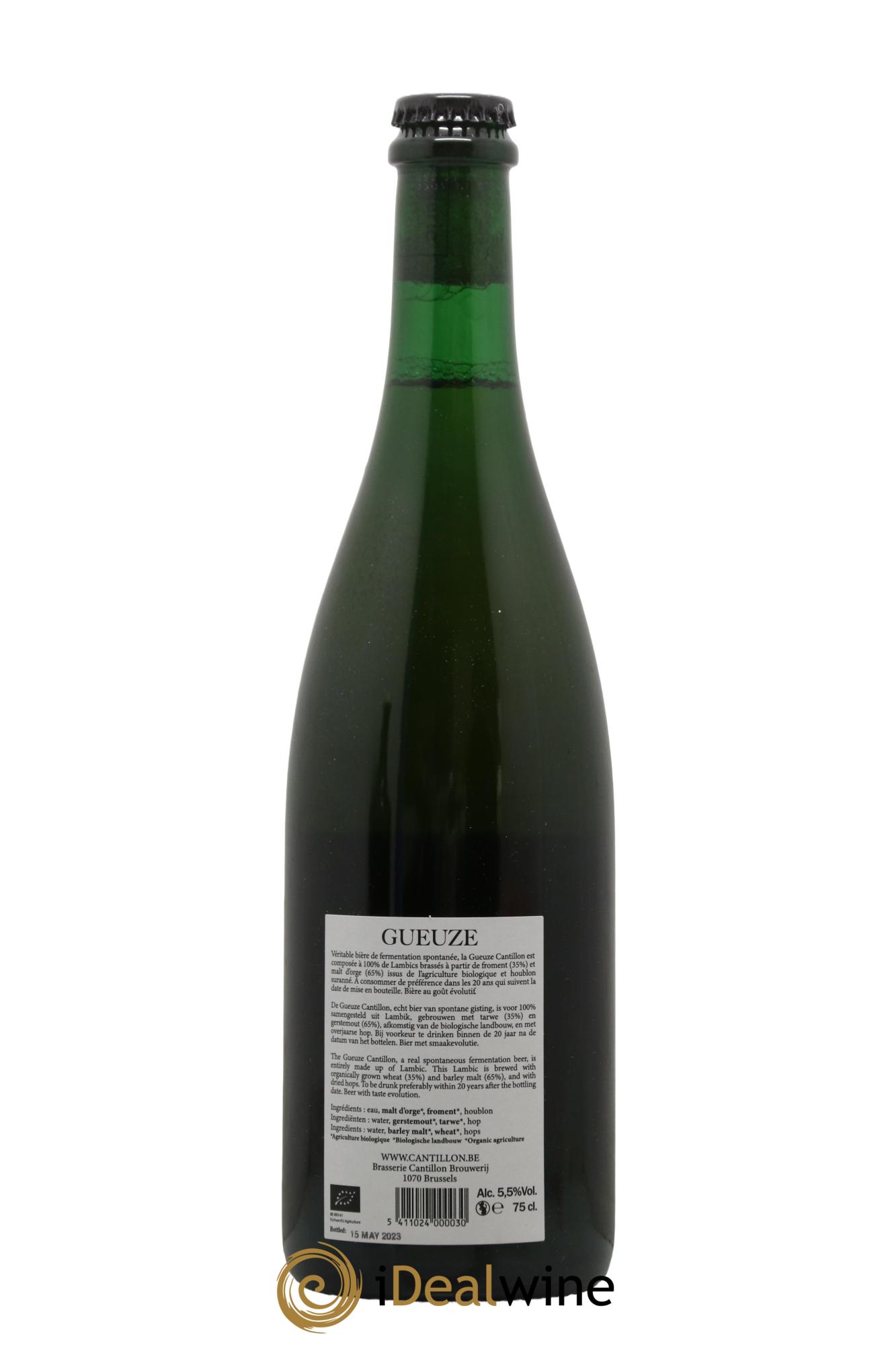 Bière Lambic Geuze Cantillon Imbottigliato 2023 - Lotto di 1 bottiglia - 1