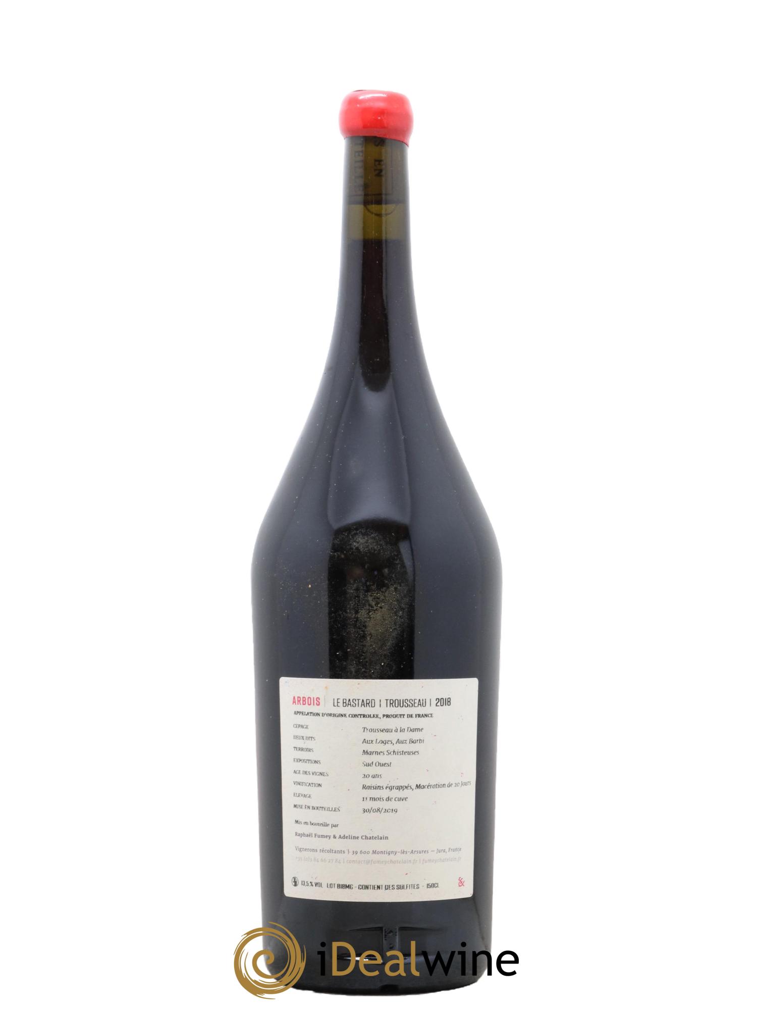 Arbois Trousseau Le Bastard Fumey-Chatelain 2018 - Lotto di 1 magnum - 1