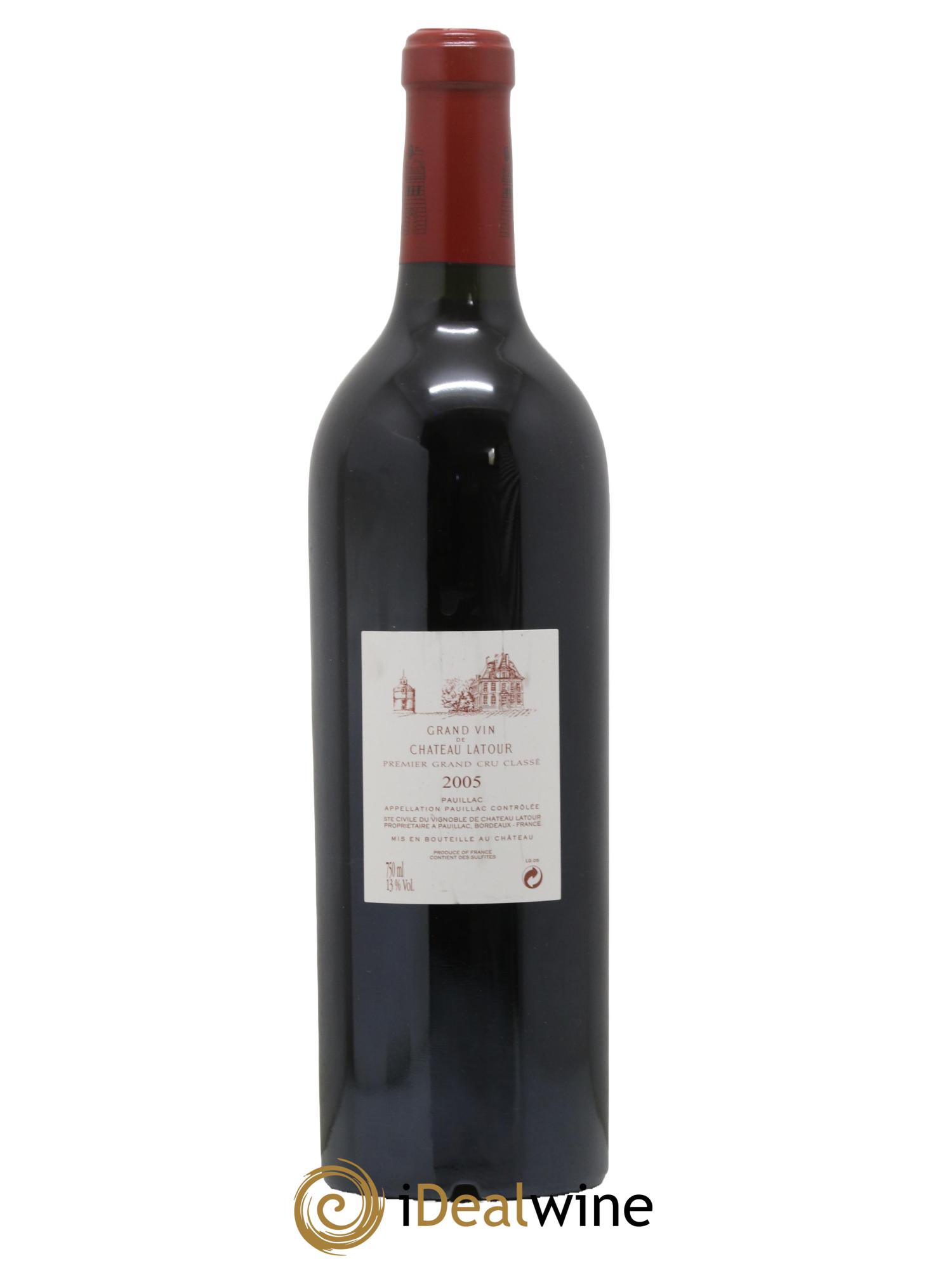 Château Latour 1er Grand Cru Classé 2005 - Lot de 1 bouteille - 1