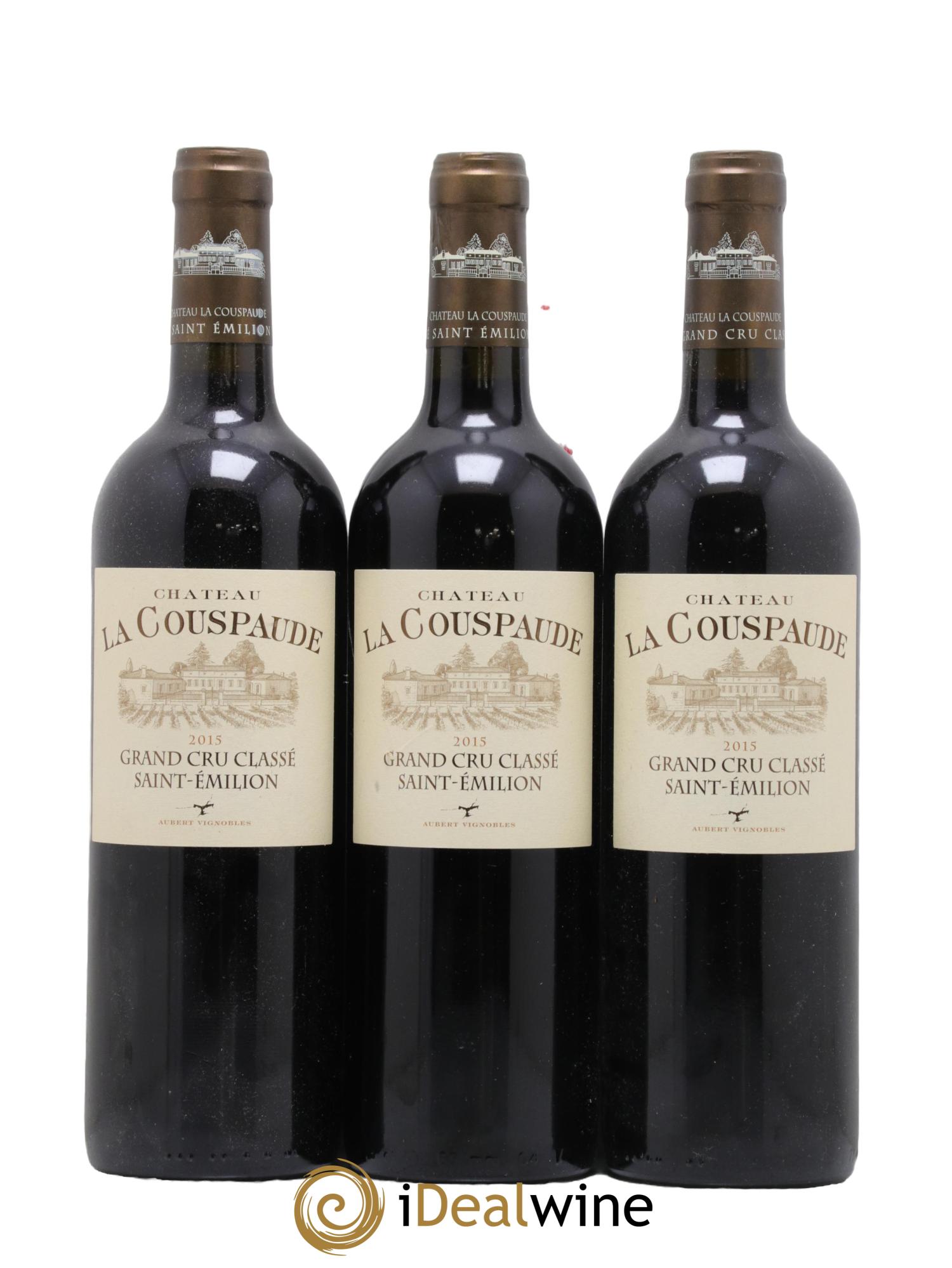 Château la Couspaude Grand Cru Classé  2015 - Lot of 6 bottles - 1