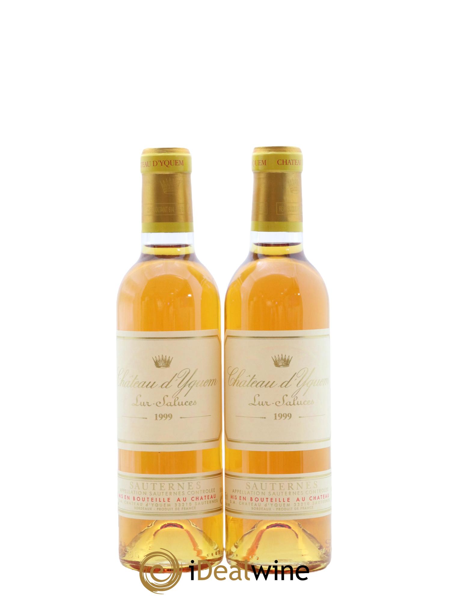 Château d' Yquem 1er Cru Classé Supérieur 1999 - Lot of 2 half-bottles - 0