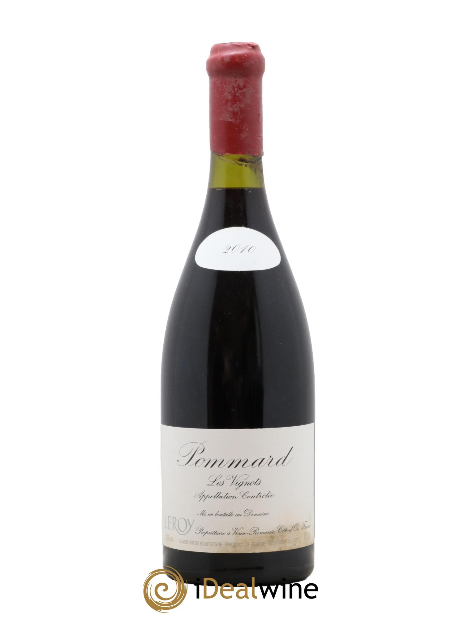 Pommard Les Vignots Leroy (Domaine) 2010 - Lotto di 1 bottiglia - 0