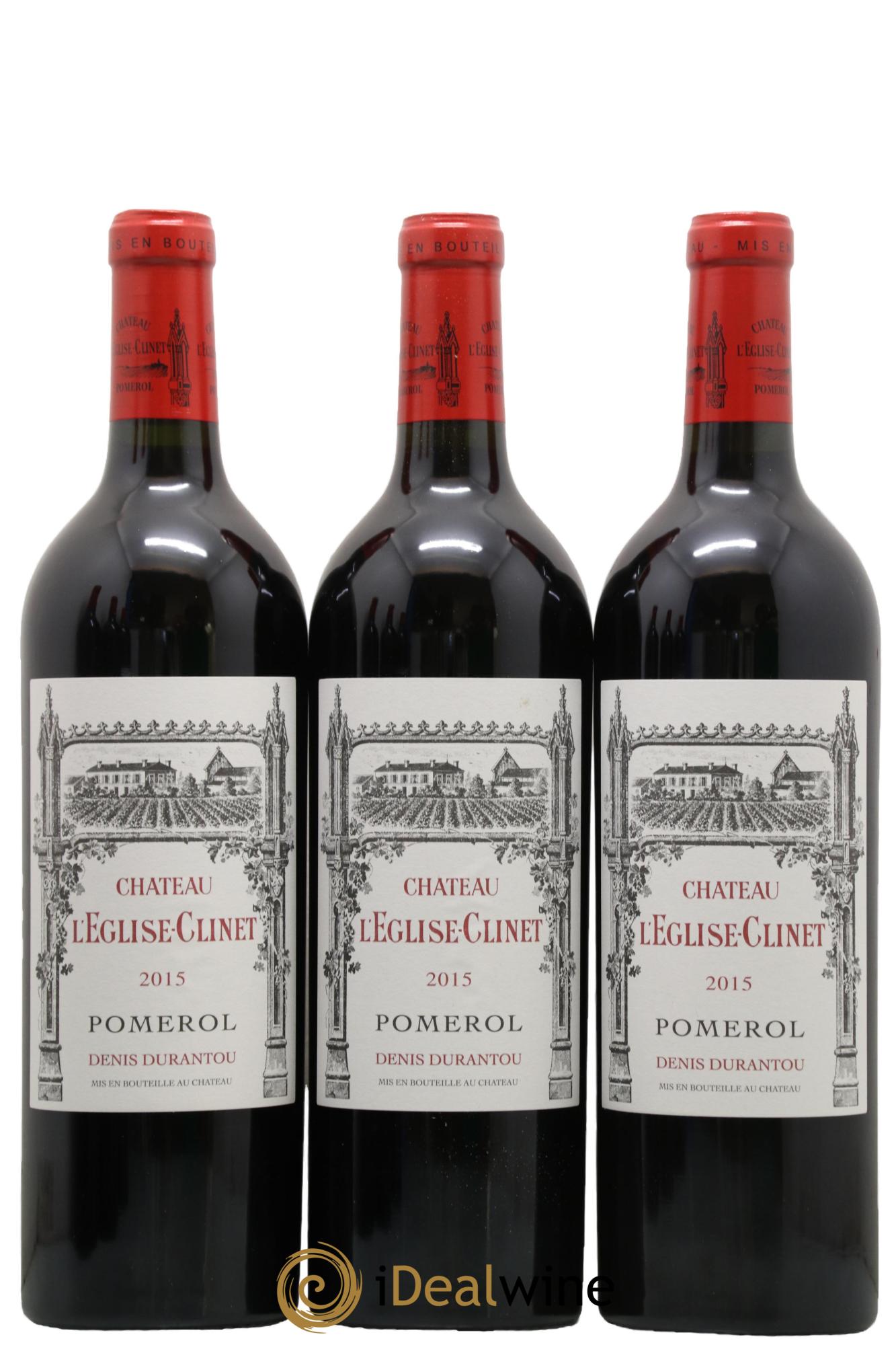 Château l' Église Clinet 2015 - Lot of 6 bottles - 1