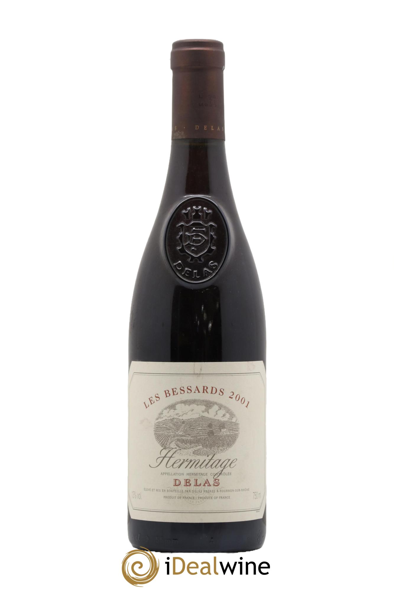 Hermitage Les Bessards Delas Frères 2001 - Lot de 1 bouteille - 0