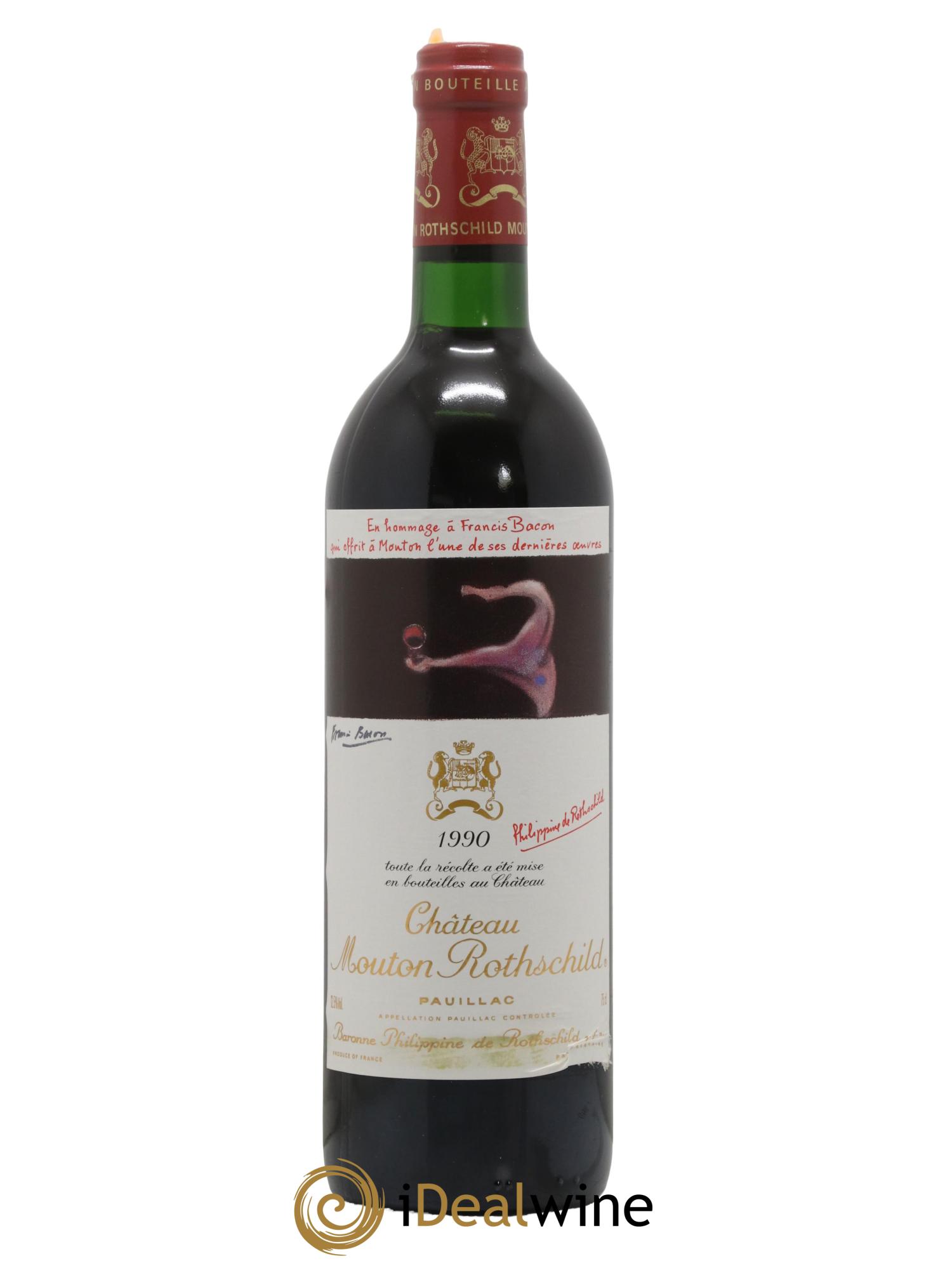 Château Mouton Rothschild 1er Grand Cru Classé 1990 - Lot of 1 bottle - 0