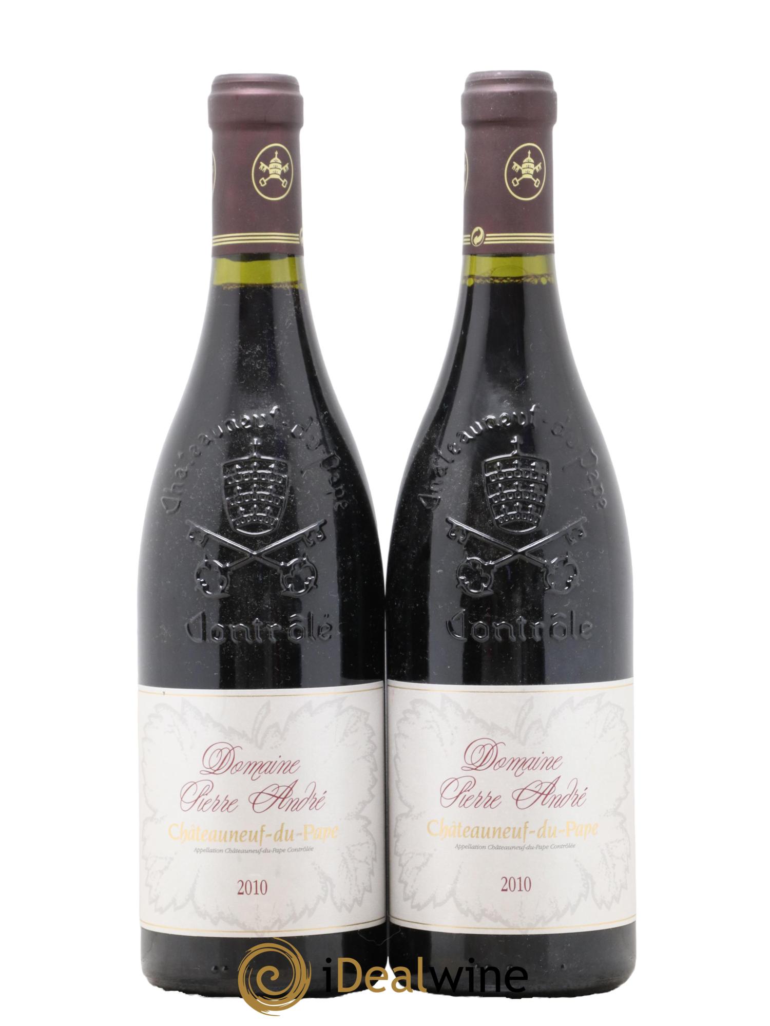 Châteauneuf-du-Pape Pierre André (Domaine) 2010 - Lot de 2 bouteilles - 0