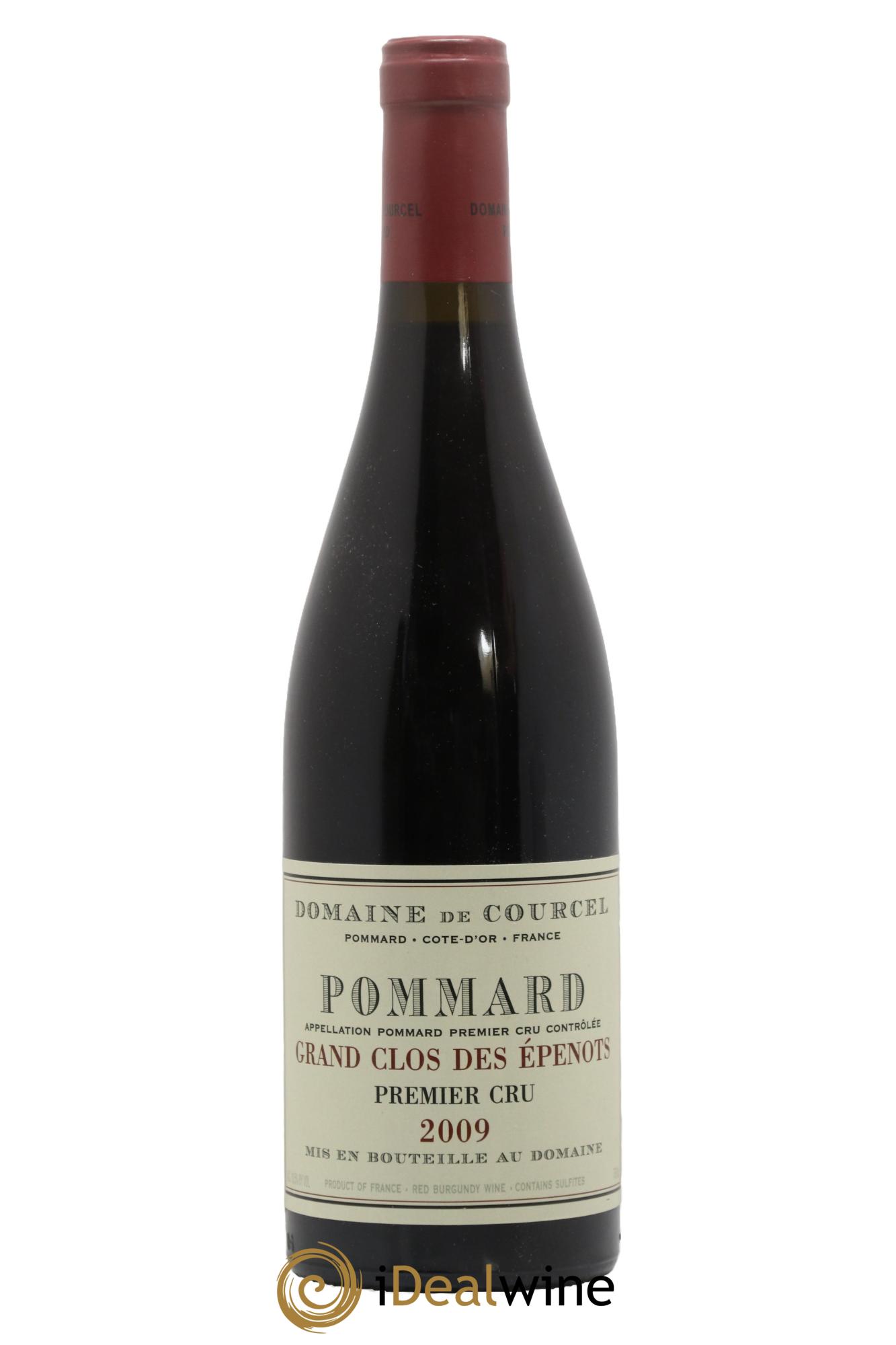 Pommard 1er Cru Grand Clos des Epenots de Courcel (Domaine) 2009 - Lotto di 1 bottiglia - 0