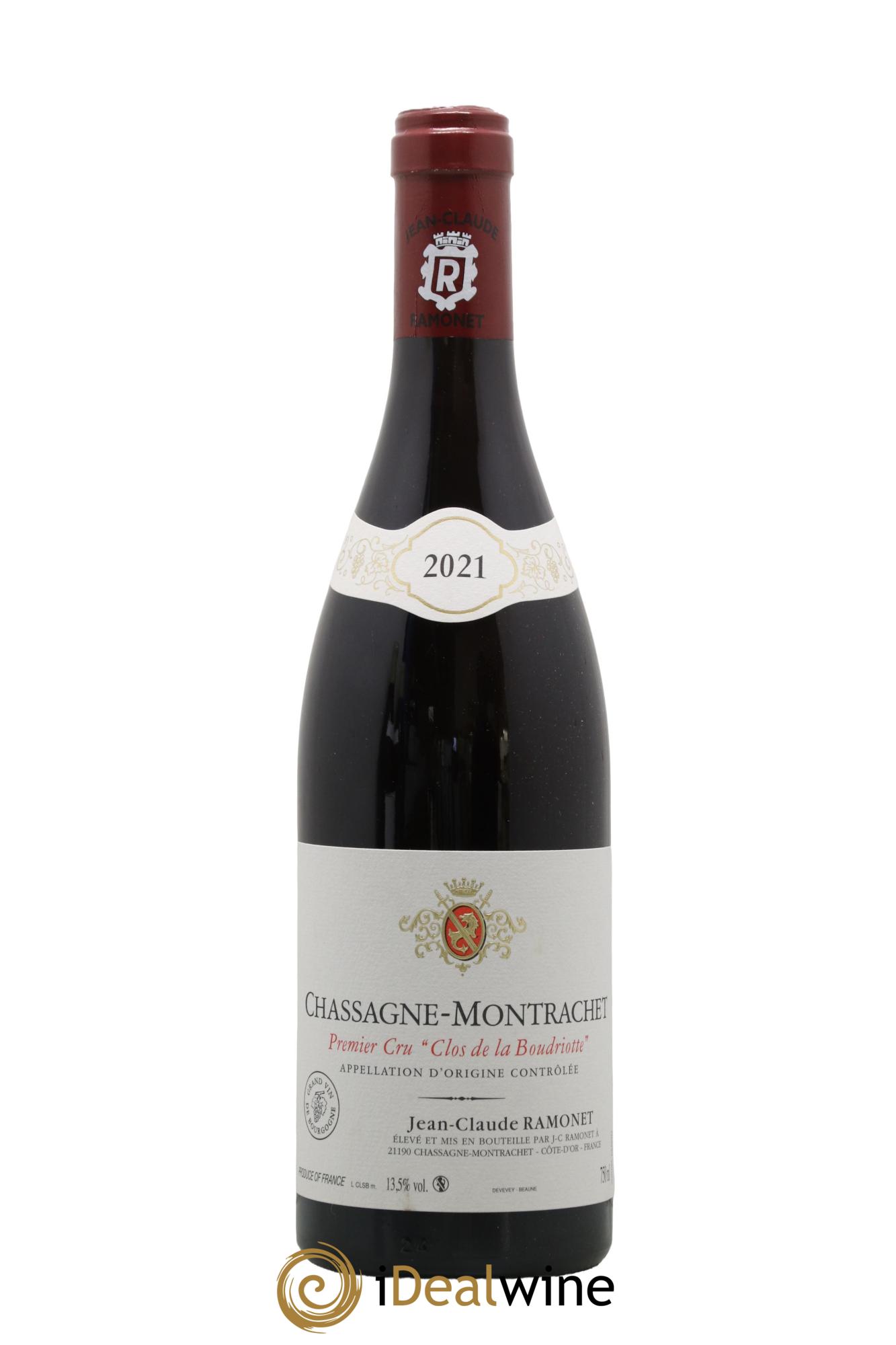 Chassagne-Montrachet 1er Cru Clos de la Boudriotte Ramonet (Domaine) 2021 - Posten von 1 Flasche - 0