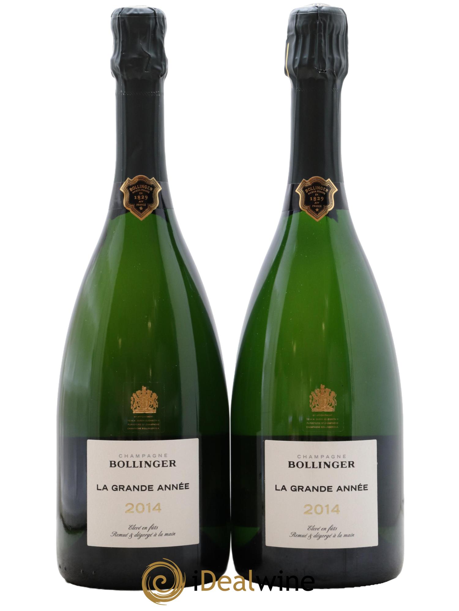 Grande Année Bollinger 2014 - Lot de 2 bouteilles - 0