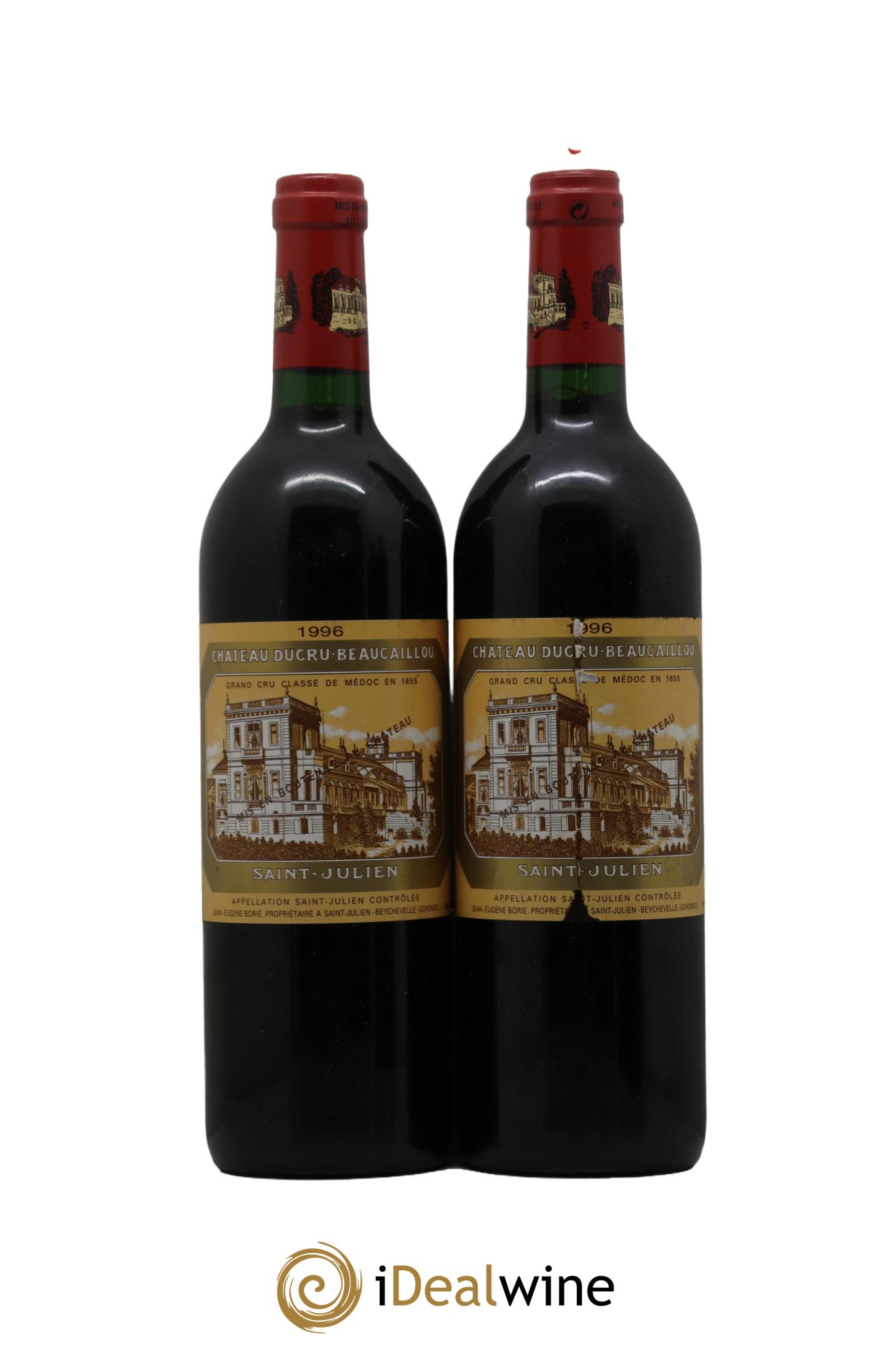 Château Ducru Beaucaillou 2ème Grand Cru Classé  1996 - Posten von 2 Flaschen - 0