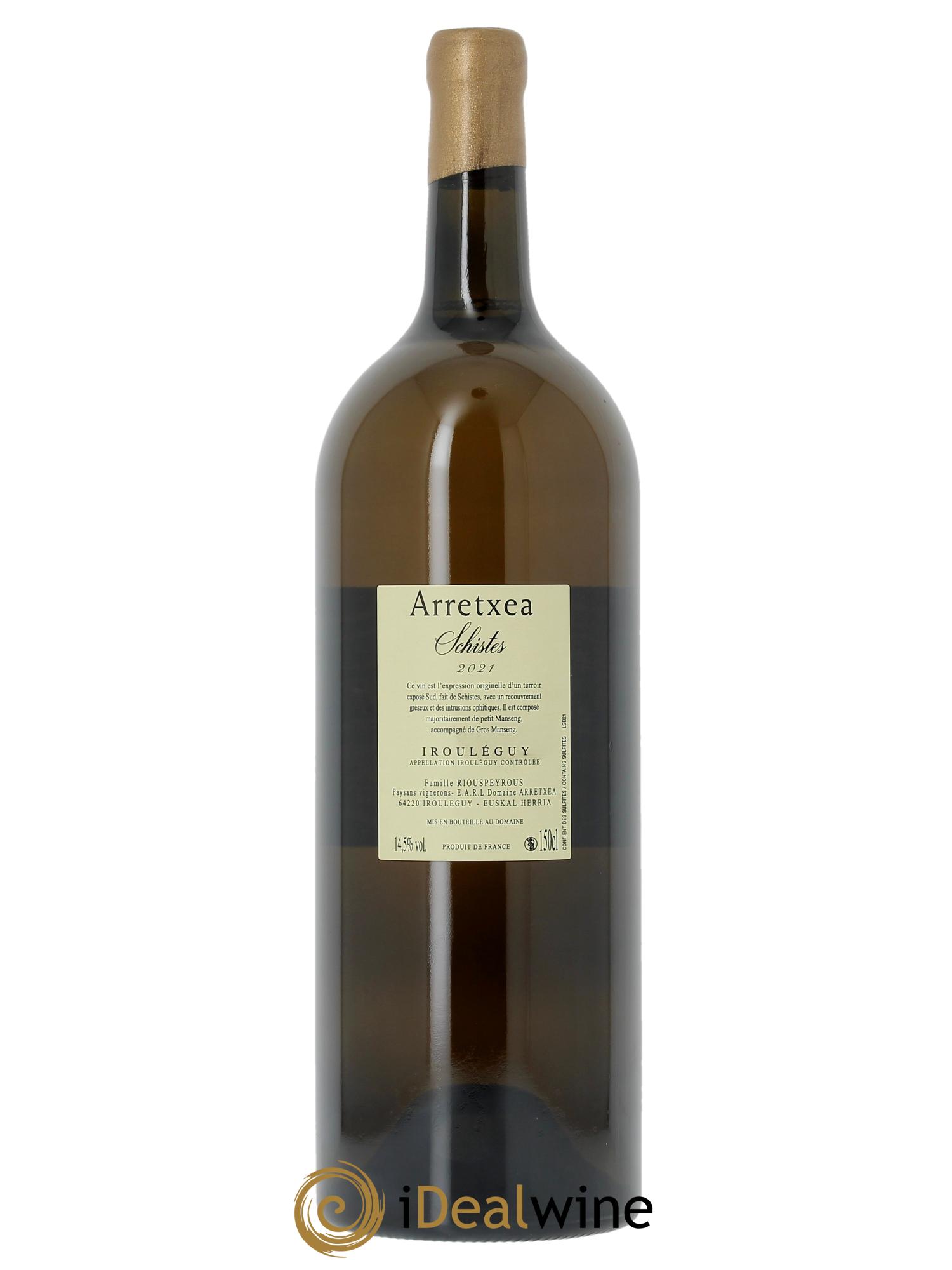 Irouléguy Schistes Arretxea (Domaine)  2021 - Lot of 1 magnum - 1