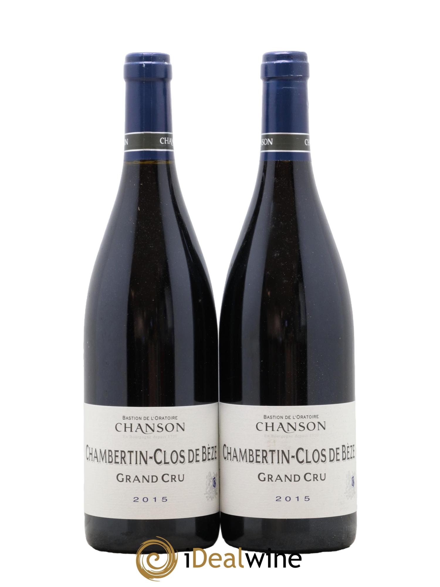 Chambertin Grand Cru Clos De Bèze Chanson 2015 - Lot de 2 bouteilles - 0