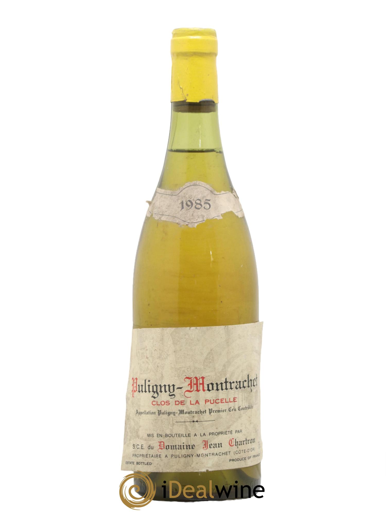 Puligny-Montrachet 1er Cru Clos de la Pucelle Jean Chartron (Domaine) 1985 - Lot de 1 bouteille - 0