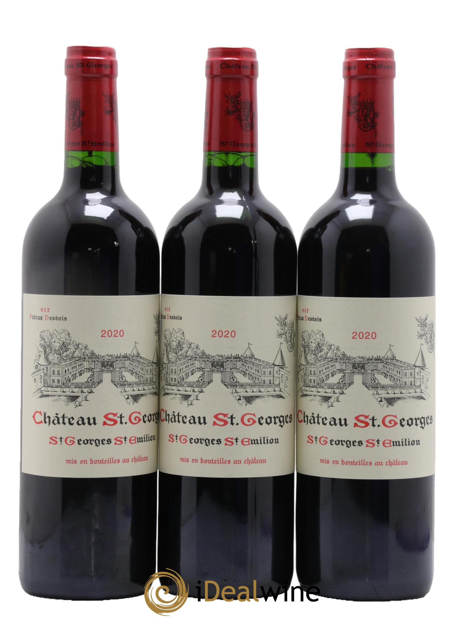 Saint Georges-Saint-Emilion Château St Georges 2020 - Lot of 3 bottles - 0