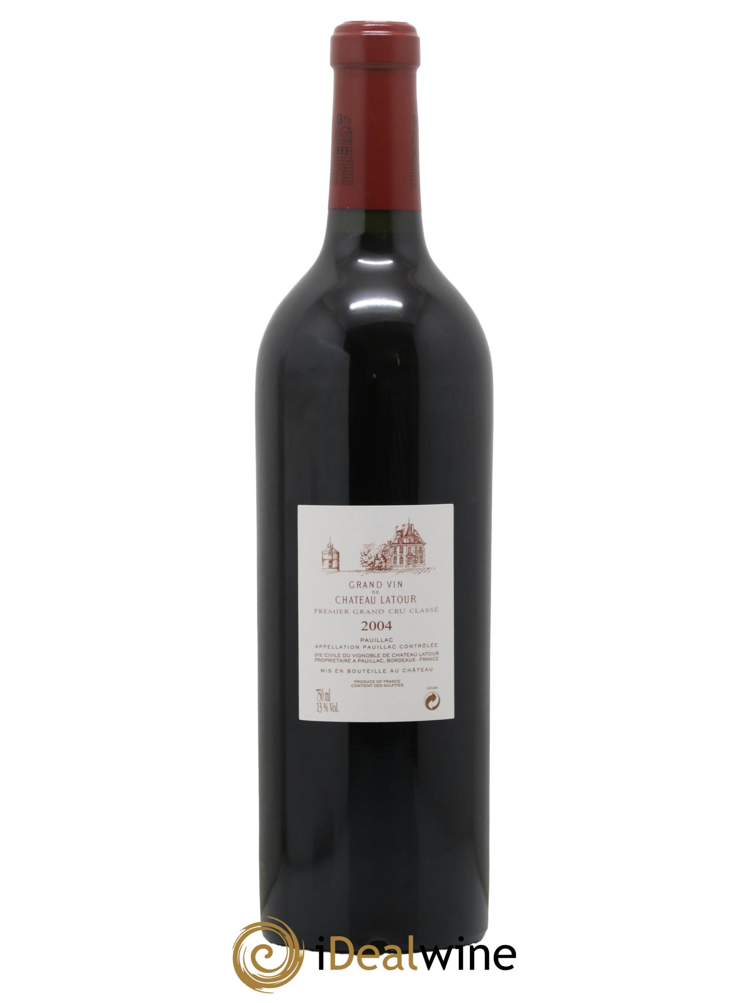 Château Latour 1er Grand Cru Classé 2004 - Lotto di 1 bottiglia - 1