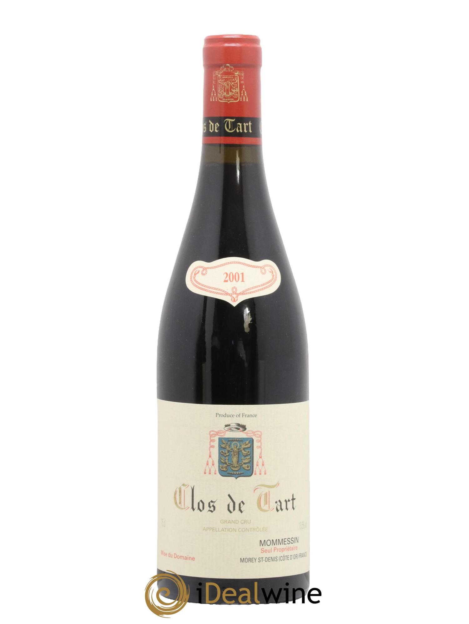 Clos de Tart Grand Cru Mommessin 2001 - Posten von 1 Flasche - 0