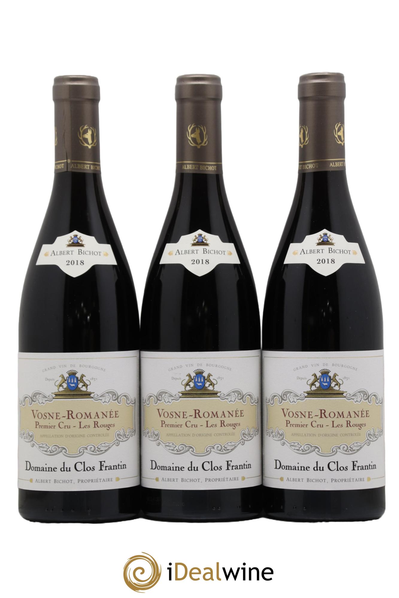 Vosne-Romanée 1er Cru Les Rouges Clos Frantin - Albert Bichot  2018 - Lotto di 6 bottiglie - 2