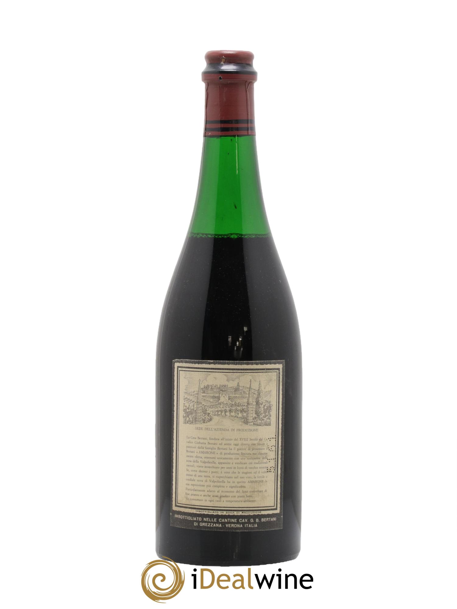 Amarone della Valpolicella Classico DOC Bertani Recioto Superiore 1958 - Posten von 1 Flasche - 1