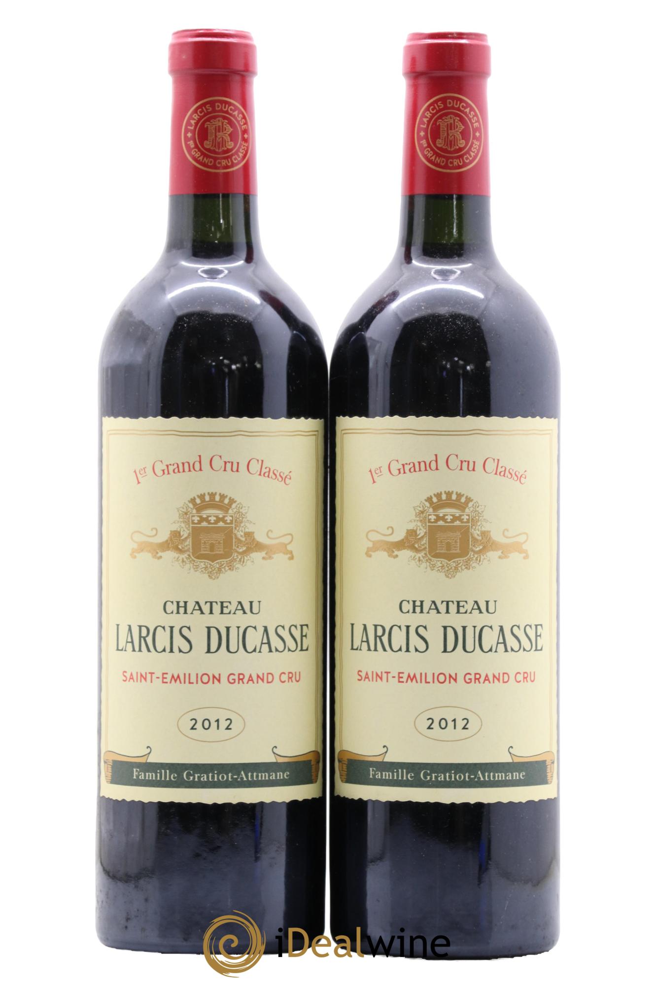 Château Larcis Ducasse 1er Grand Cru Classé B 2012 - Lotto di 2 bottiglie - 0