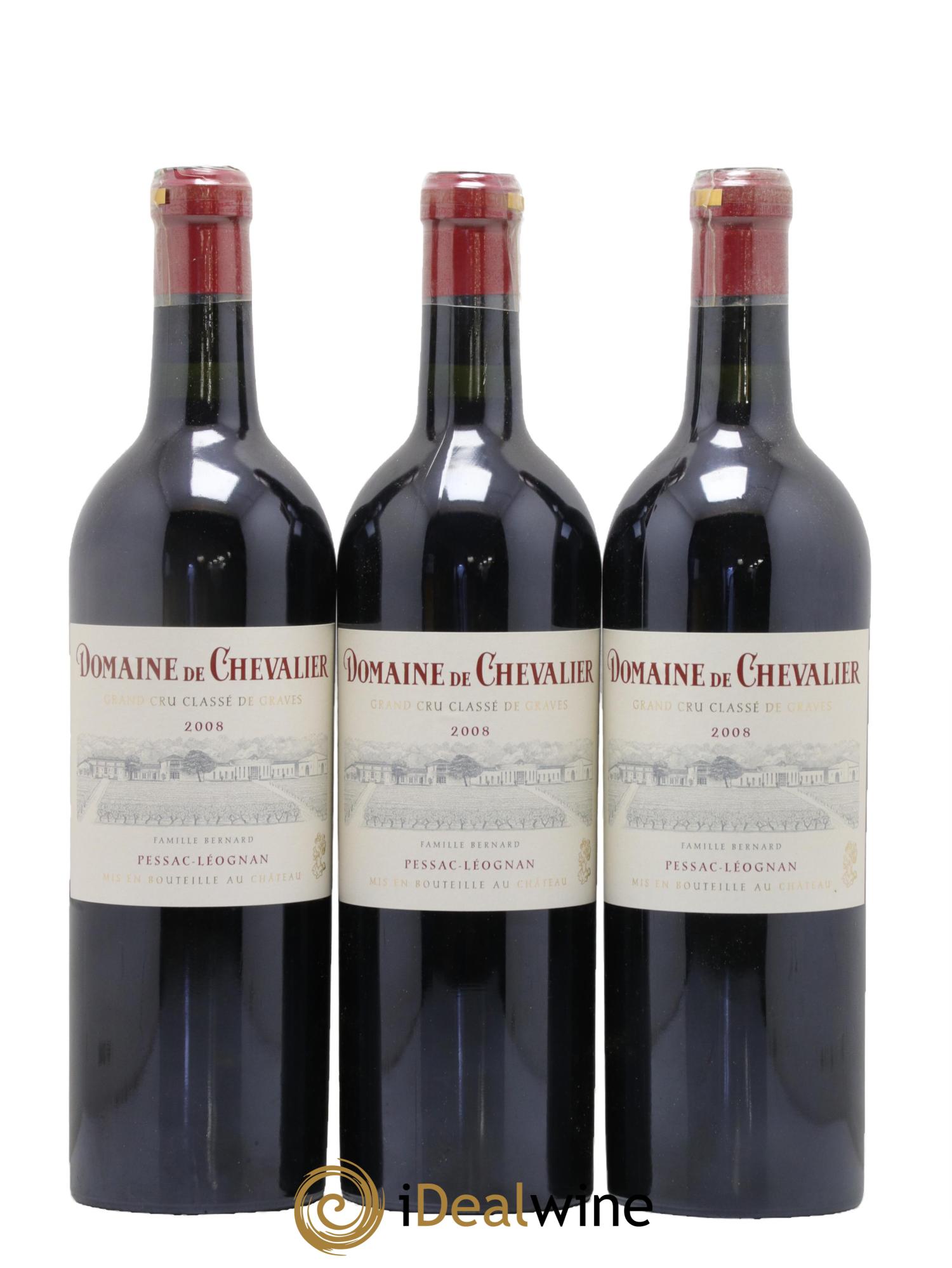 Domaine de Chevalier Cru Classé de Graves 2008 - Lot de 6 bouteilles - 1