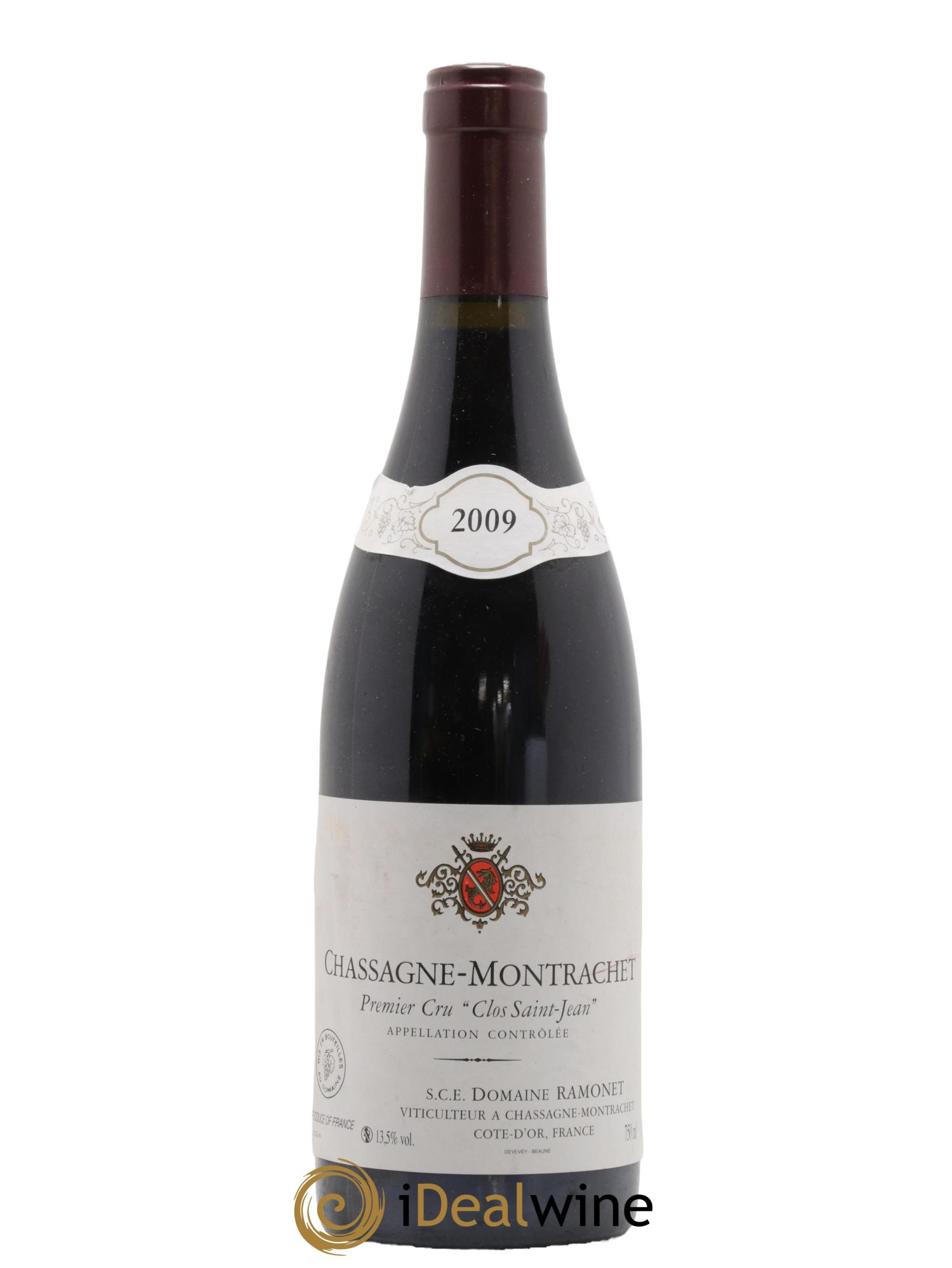 Chassagne-Montrachet 1er Cru Clos Saint-Jean Ramonet (Domaine) 2009 - Posten von 1 Flasche - 0