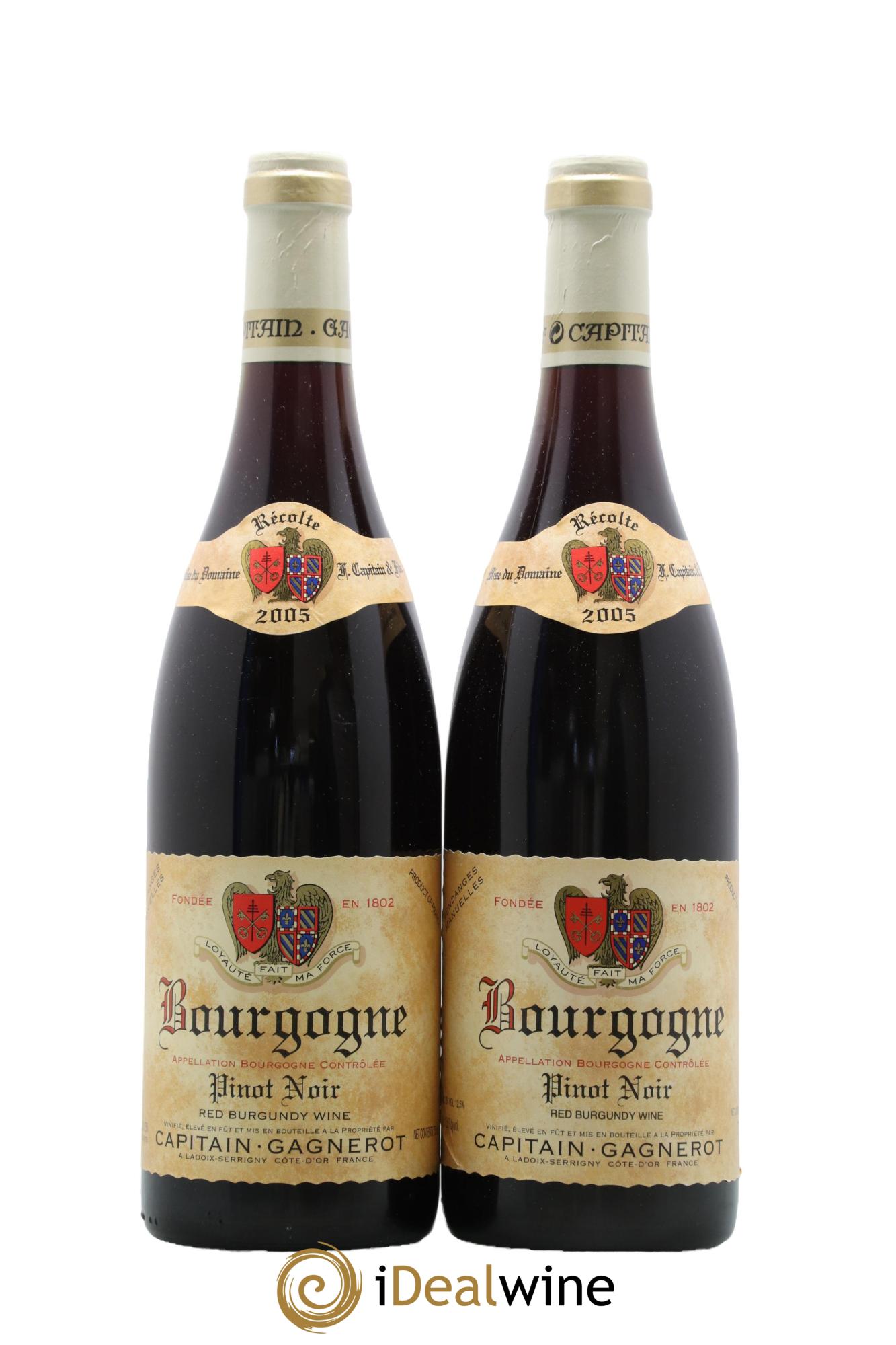 Bourgogne Domaine Gagnerot 2005 - Lotto di 2 bottiglie - 0