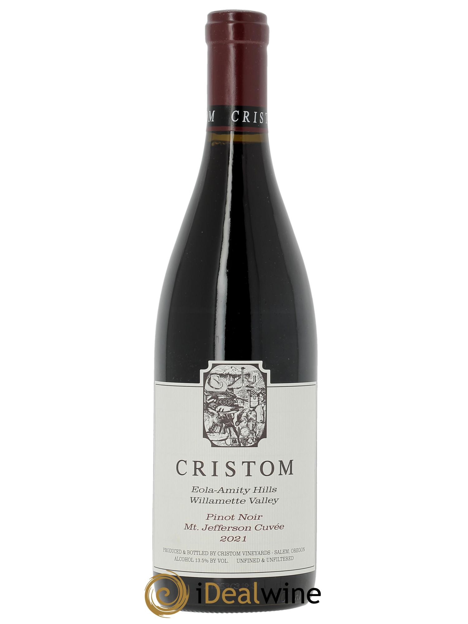 Willamette Valley MT. Jefferson Cuvée Pinot Noir Cristom Vineyards  2021 - Lotto di 1 bottiglia - 0