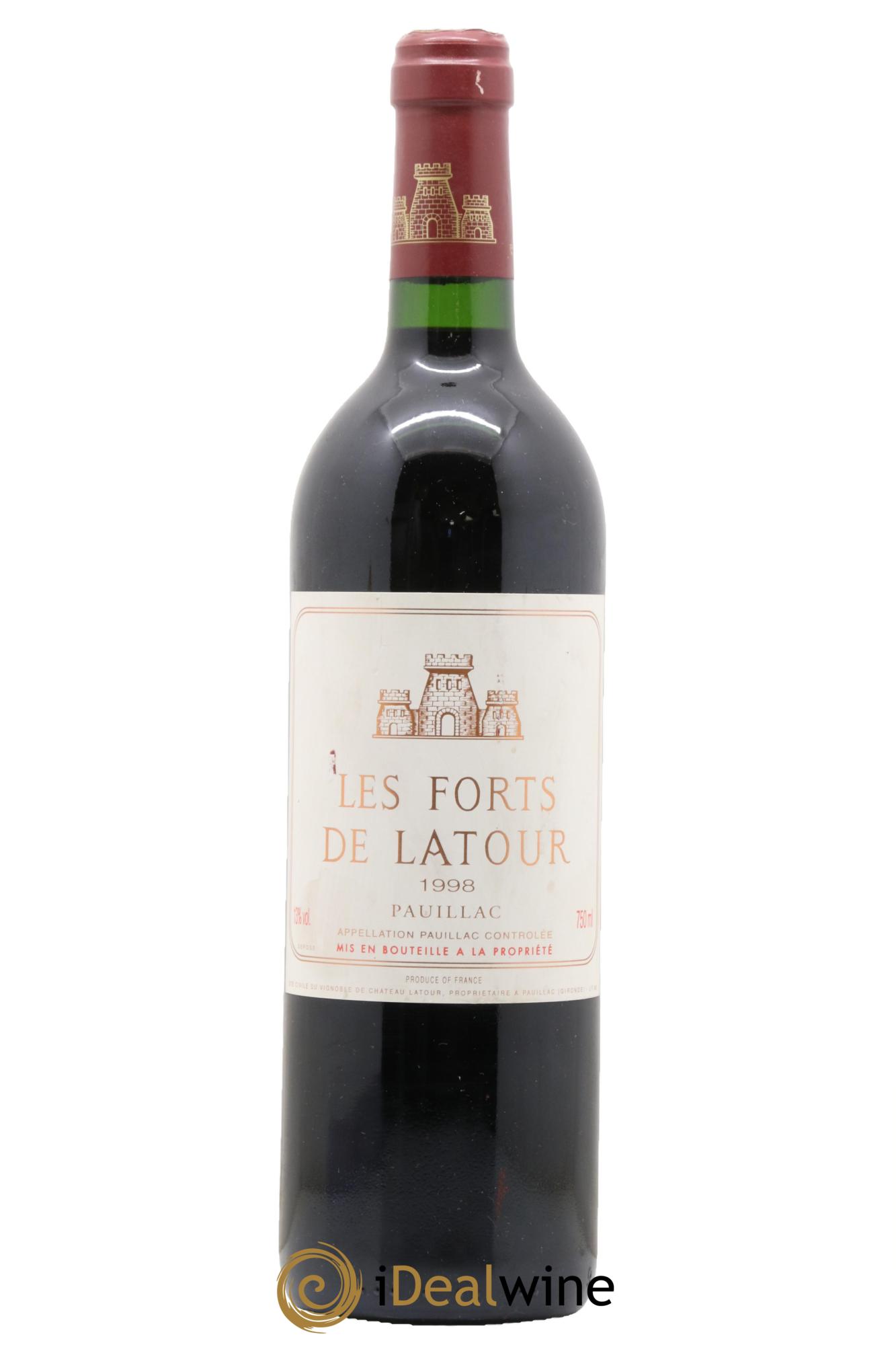 Les Forts de Latour Second Vin 1998 - Lot de 1 bouteille - 0