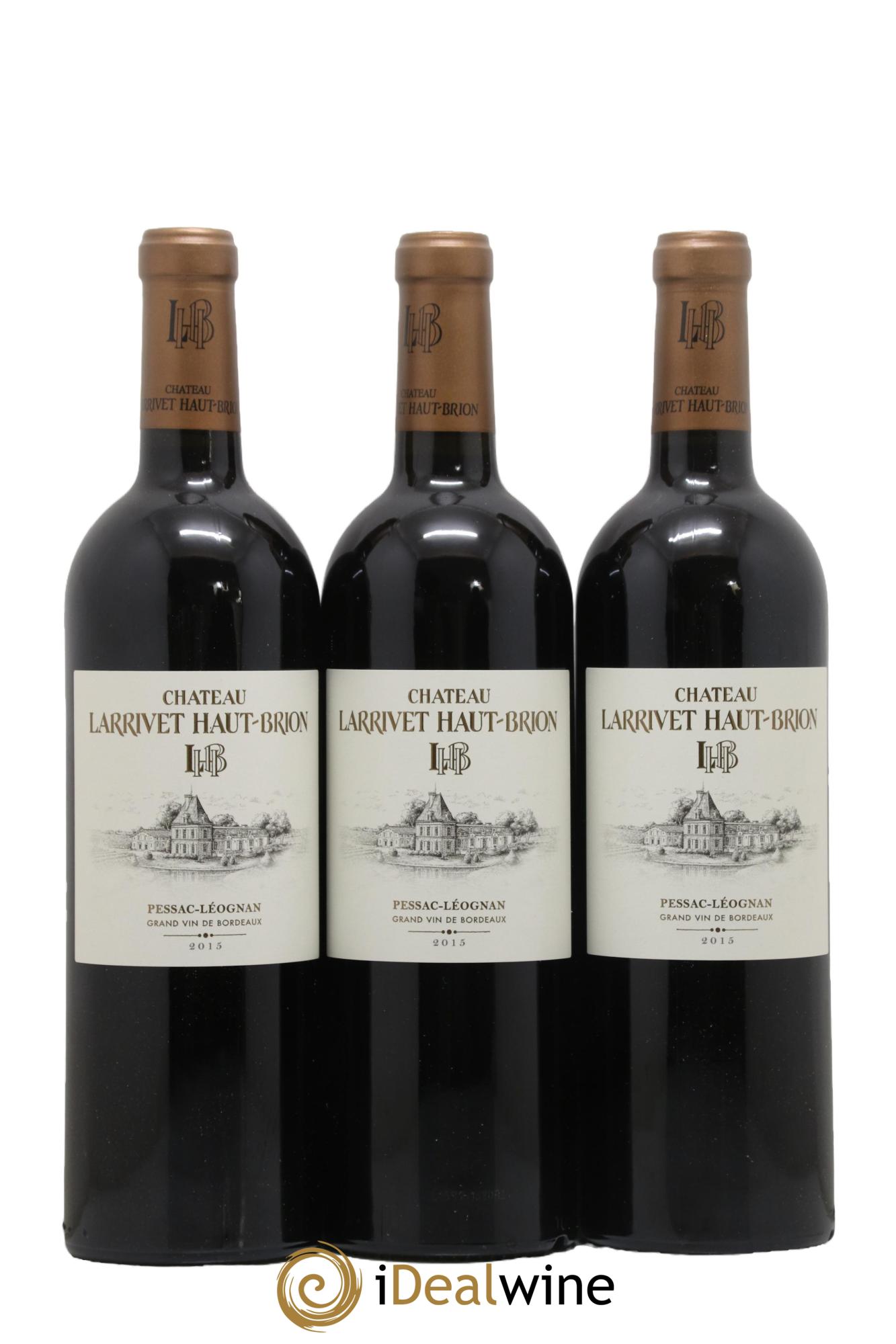 Château Larrivet Haut-Brion 2015 - Lot of 6 bottles - 2