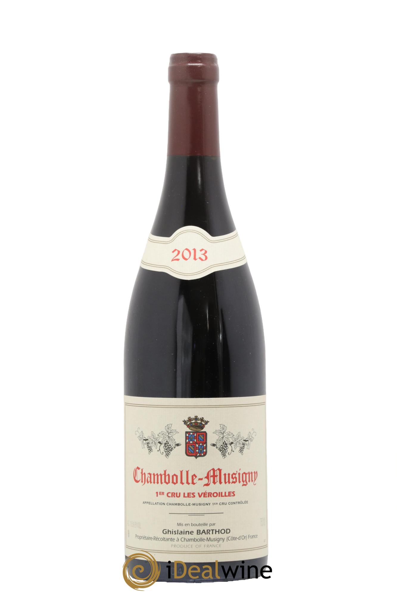 Chambolle-Musigny 1er Cru Les Véroilles Ghislaine Barthod 2013 - Lot de 1 bouteille - 0