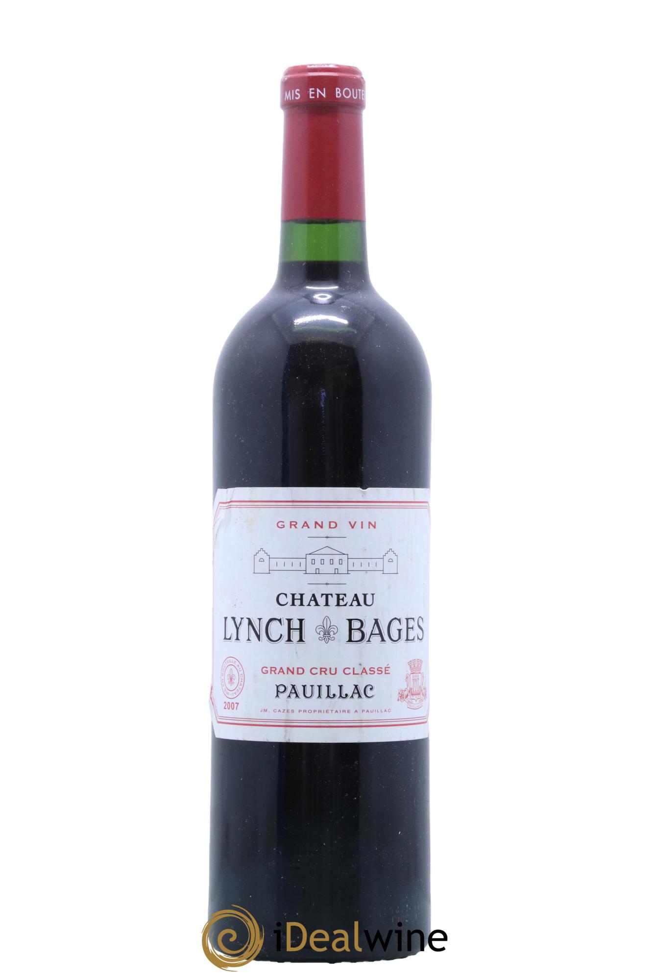 Château Lynch Bages 5ème Grand Cru Classé  2007 - Lot de 1 bouteille - 0