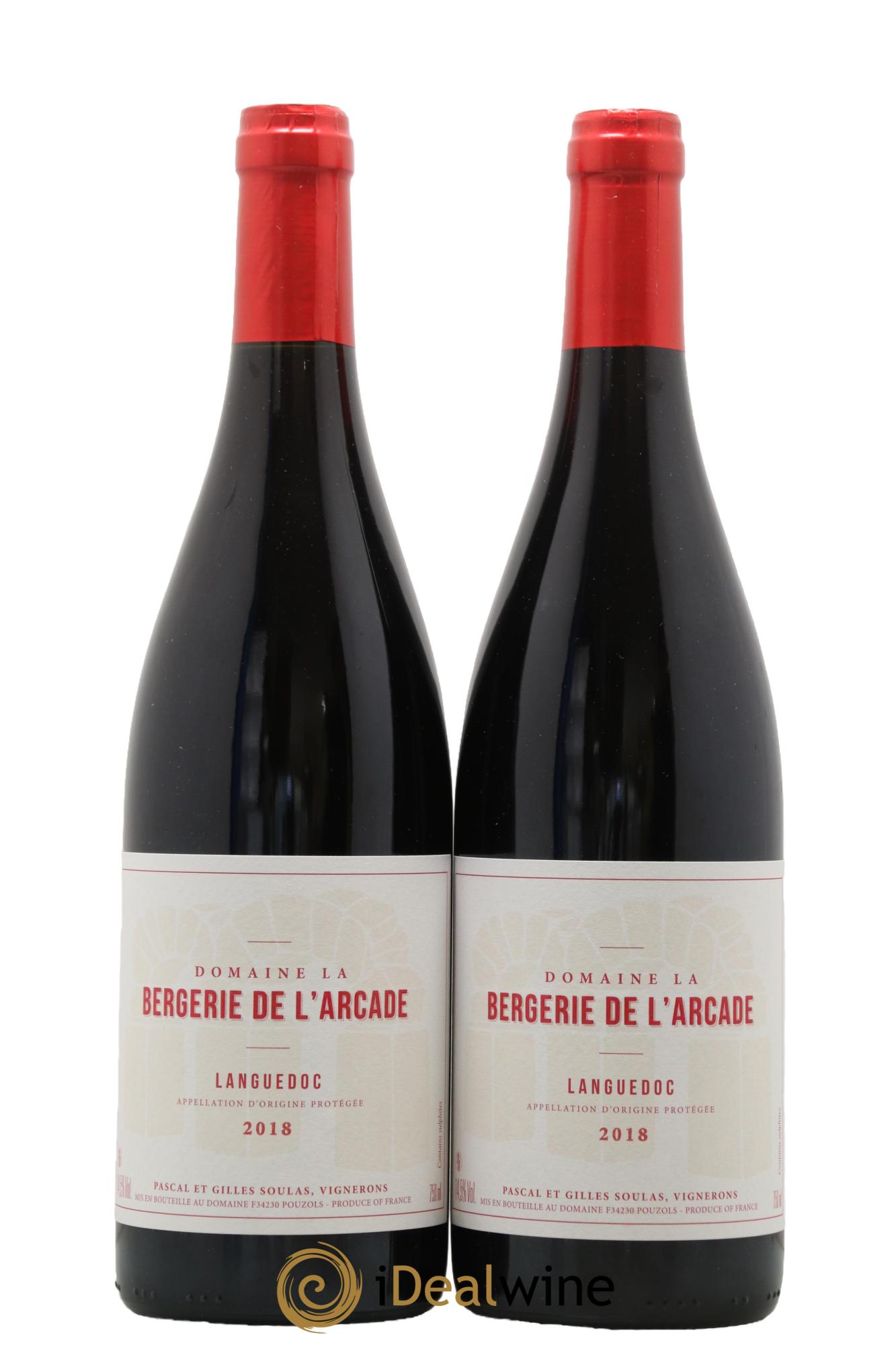 Languedoc La Bergerie de l'Arcade (Domaine) 2018 - Posten von 2 Flaschen - 0